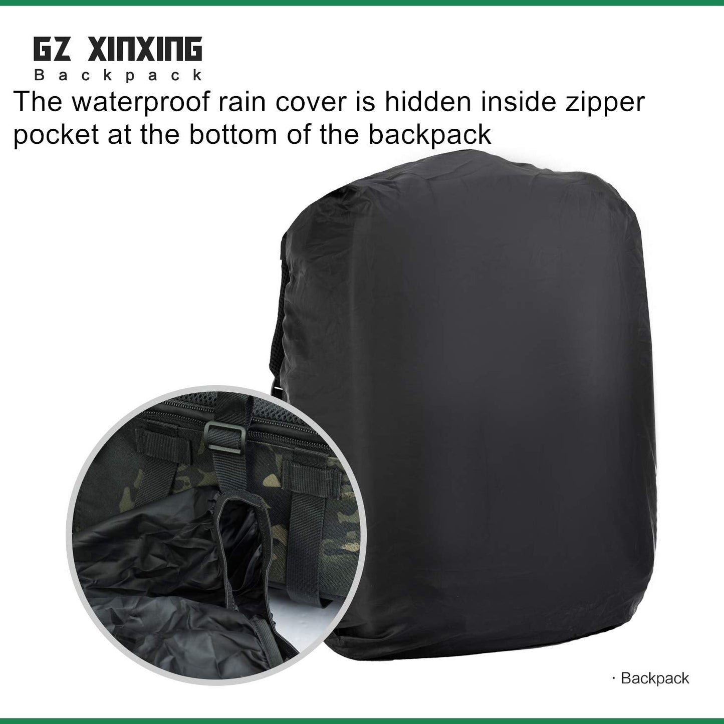 GZ XINXING Military Tactical Backpack Army 3 Day Assault Pack Molle Bug out Bag Backpacks For Men