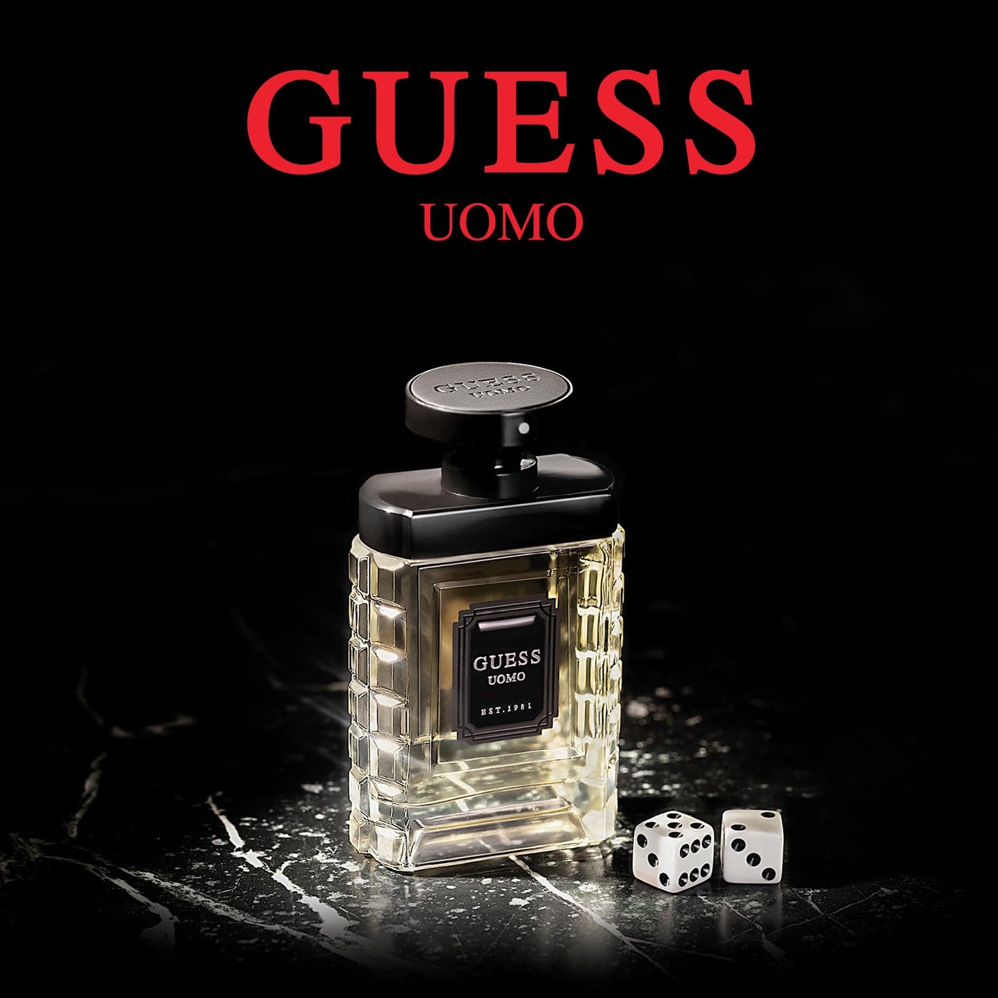 GUESS UOMO Eau de Toilette, 3.4 Fl Oz (Pack of 2)