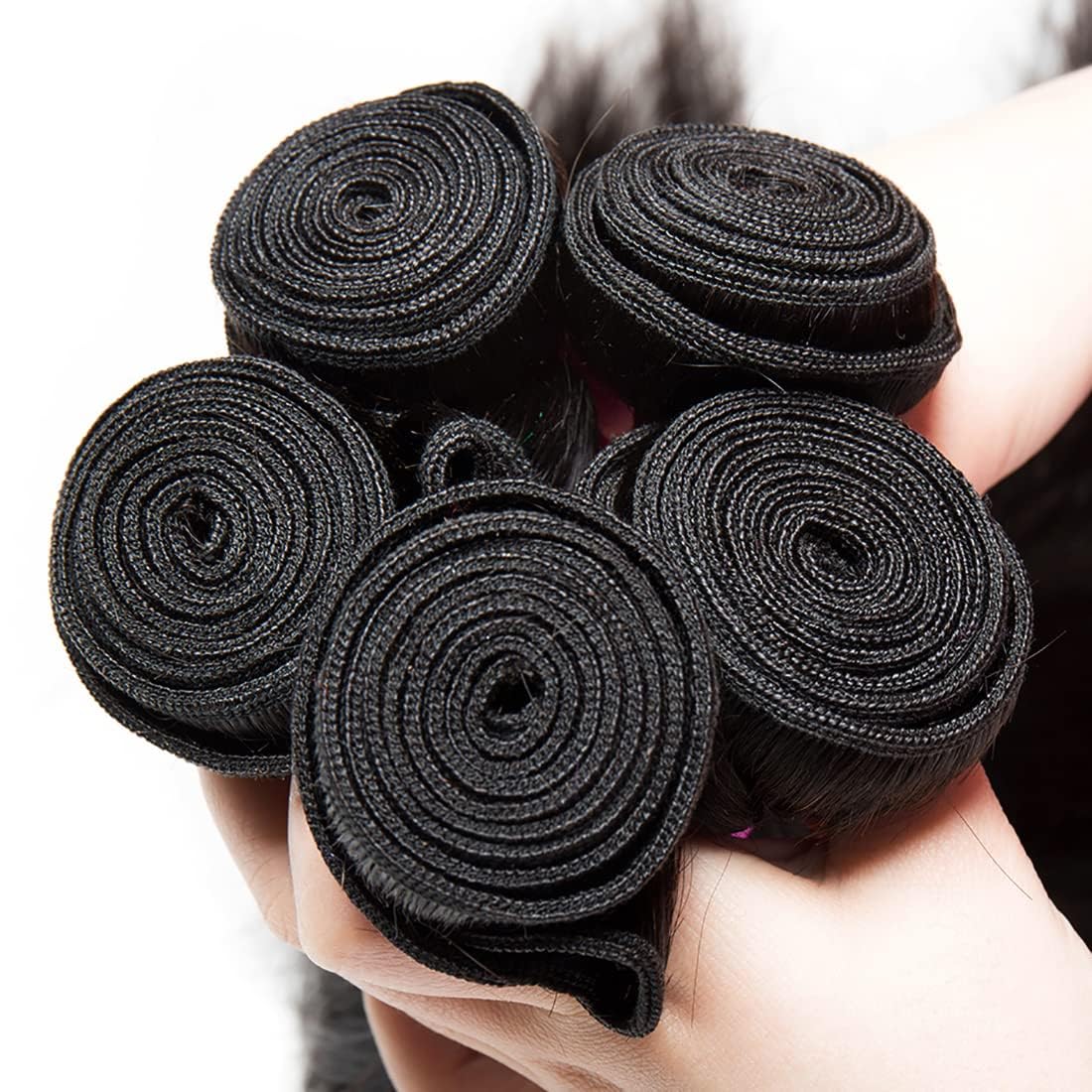 12A Brazilian Human Hair Bundles Body Wave 22 inch Single Bundle Virgin Hair Bundles Body Wave Bundles Human Hair 100G Natural Black Hair Extensions