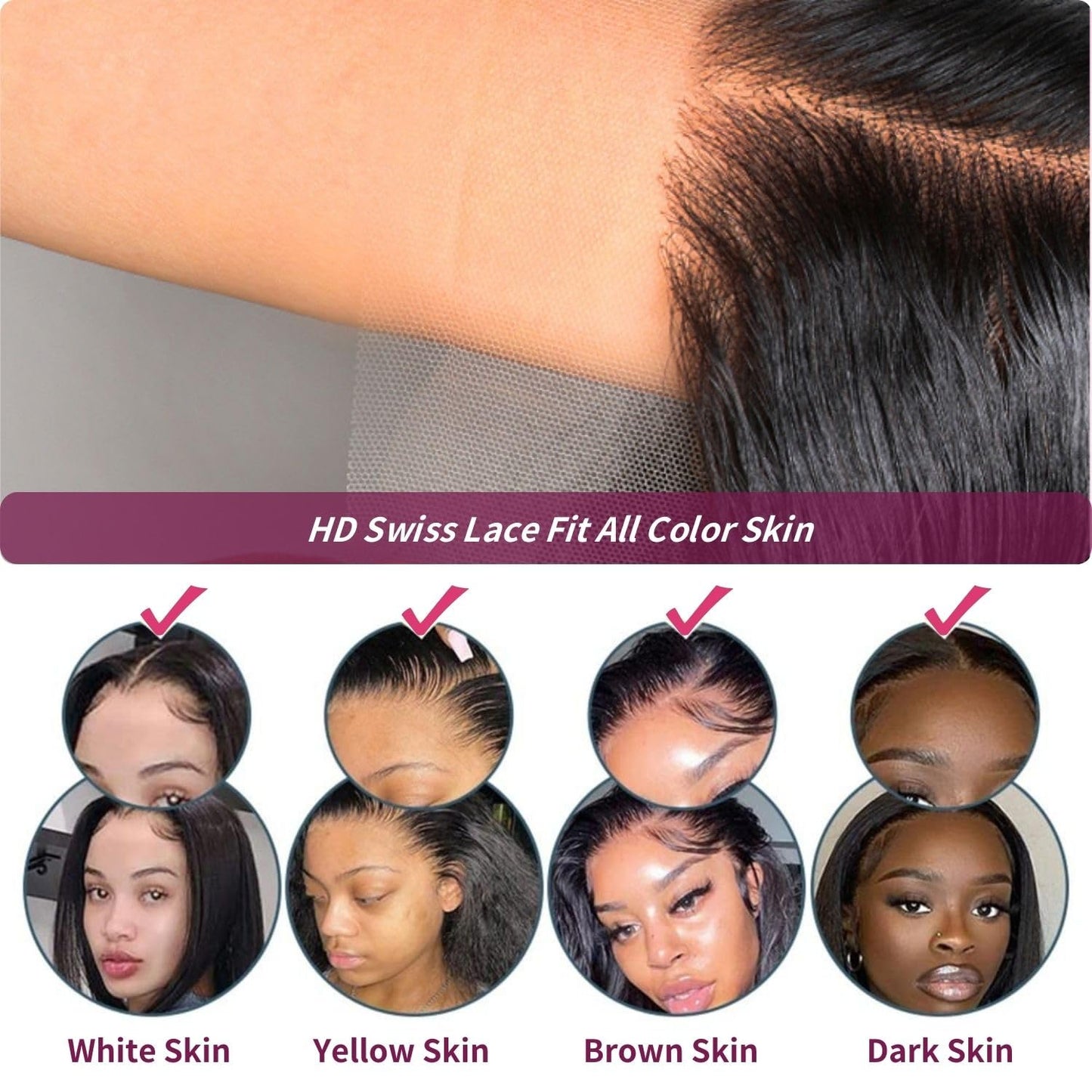 13x6 Body Wave Lace Front Wigs Human Hair 200% Density HD Lace Front Wigs Pre Plucked Glueless Wigs Human Hair For Women Full Body Wave Wigs with Baby Hair Natural Color 20 Inch