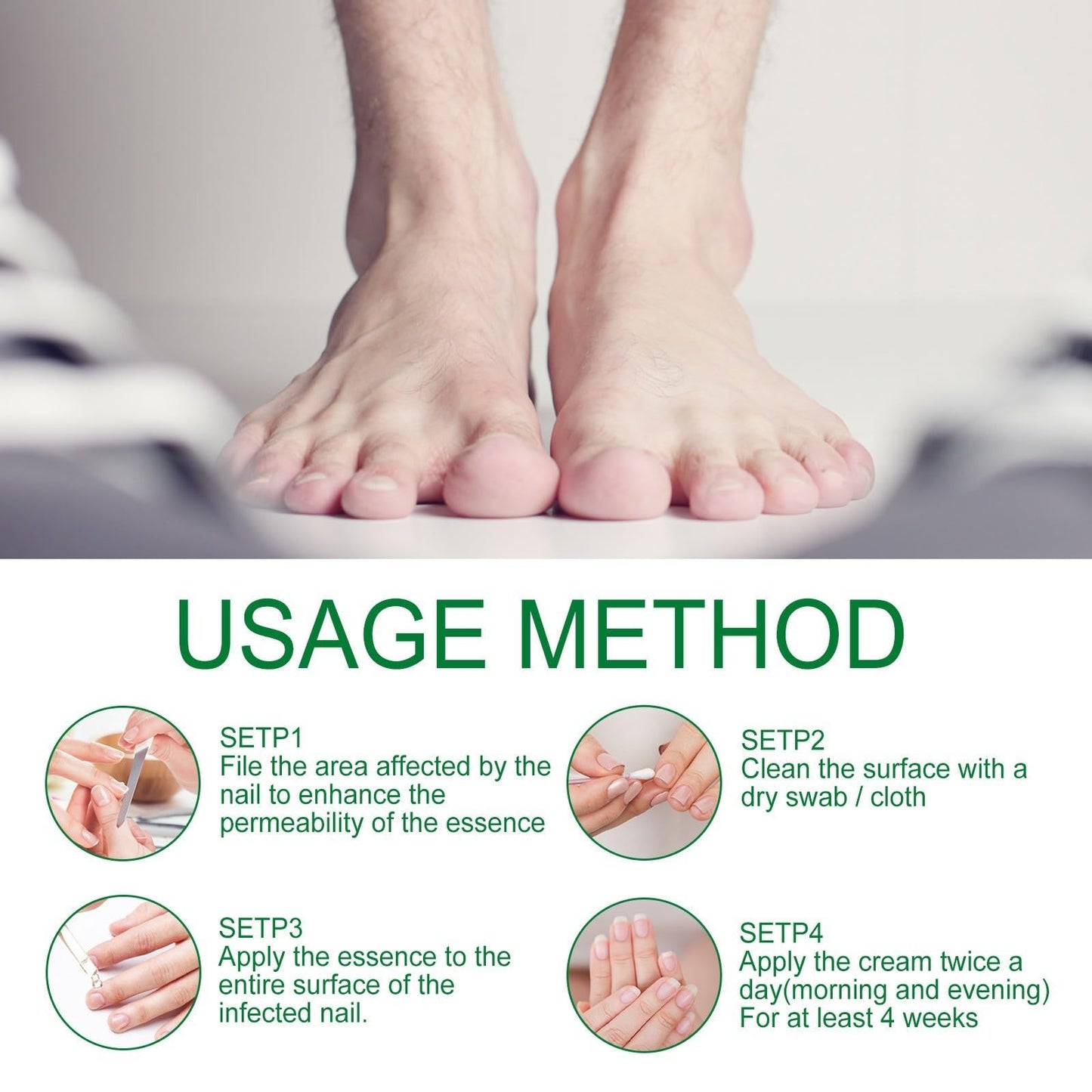 7 Days Ginger Foot Spray, 7 Days Nail Repair, 7 Days Ginger Nail Treatment, Ginger Nail Treatment (3pcs)