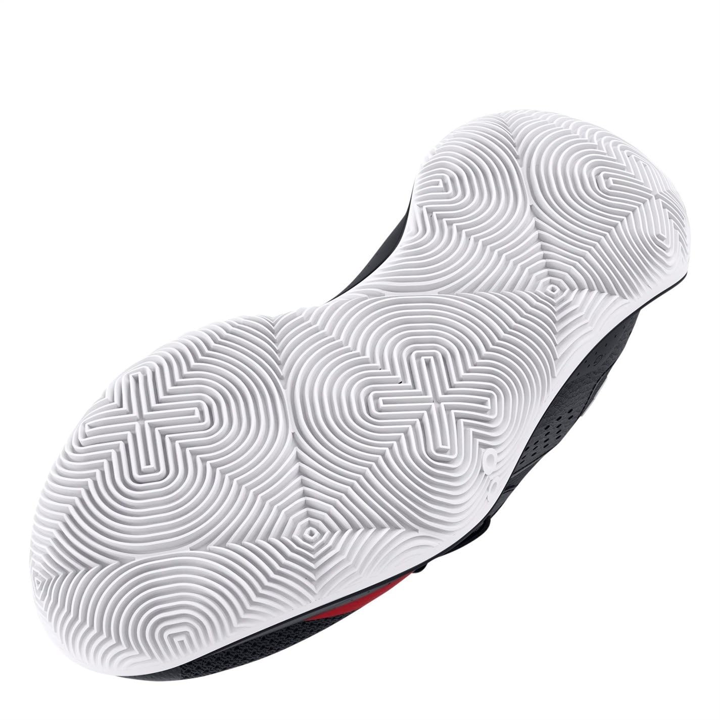 Under Armour Unisex Grade School Jet '23, (001) Black/Red/White, 6, US