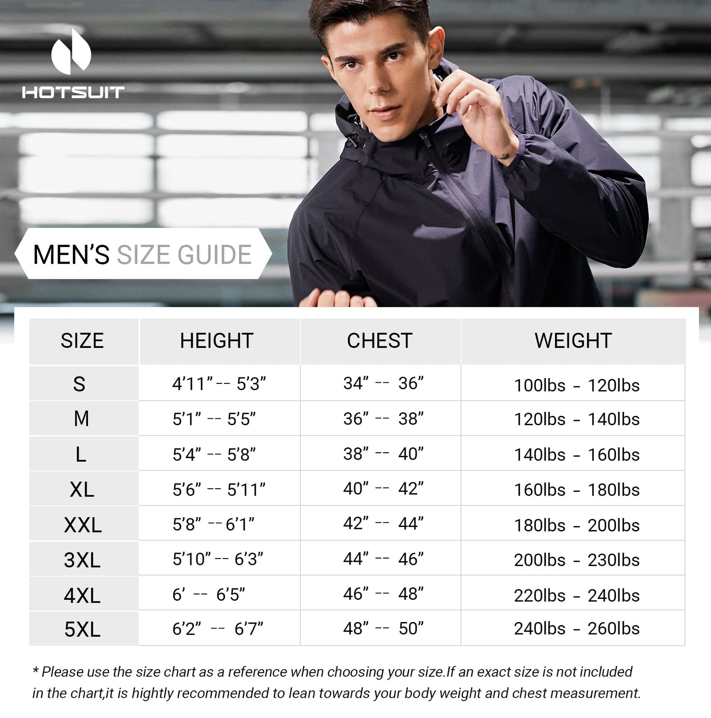 HOTSUIT Sauna Suit for Men Weight Loss Sweat Suit Boxing Exercise Sweat Sauna Jacket Pants