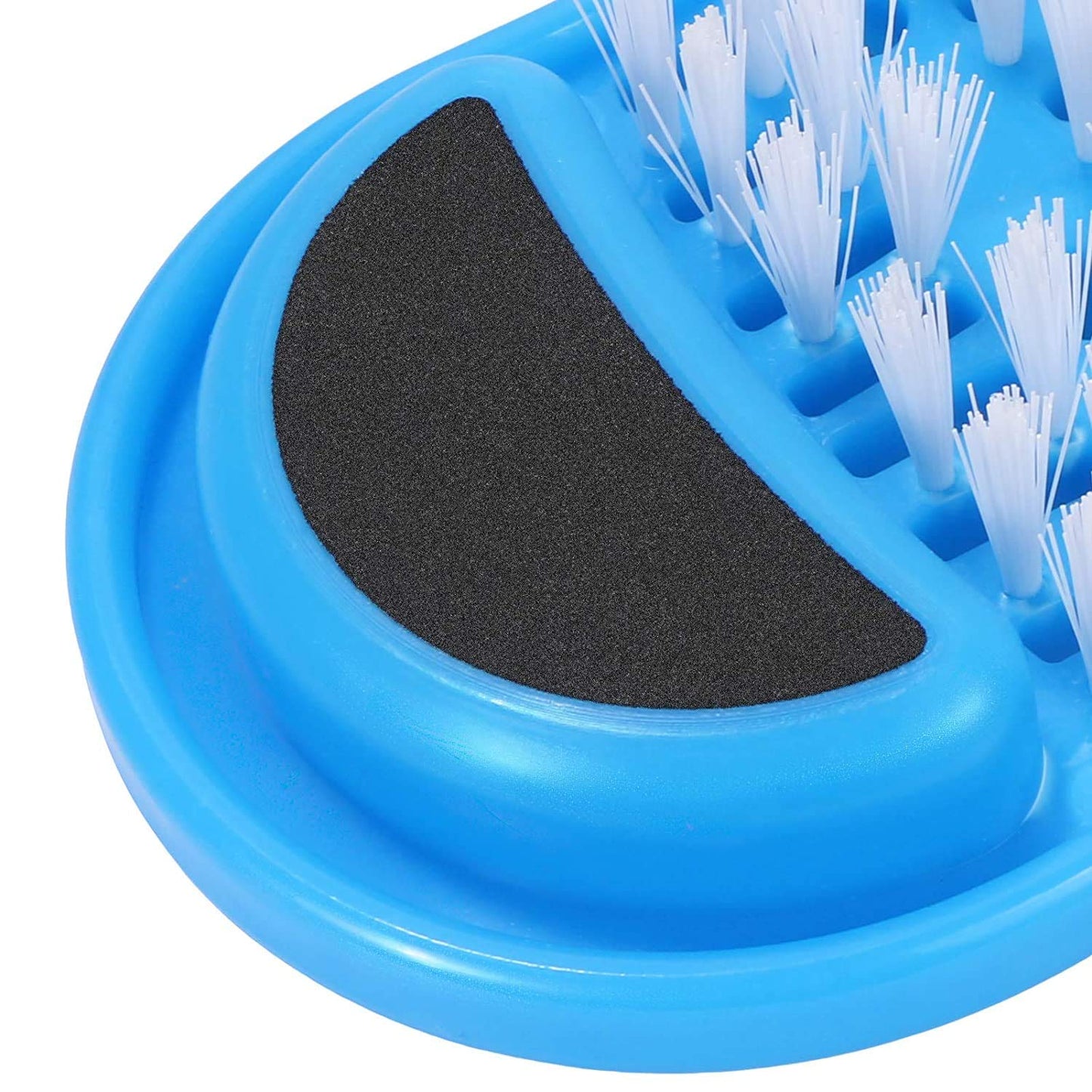 EVERMARKET Simple Feet Cleaner, Magic Foot Scrubber,Exfoliating Easy Feet Cleaning Brush,Feet Washer Foot Shower Spa Massager Slippers for Unisex Adults