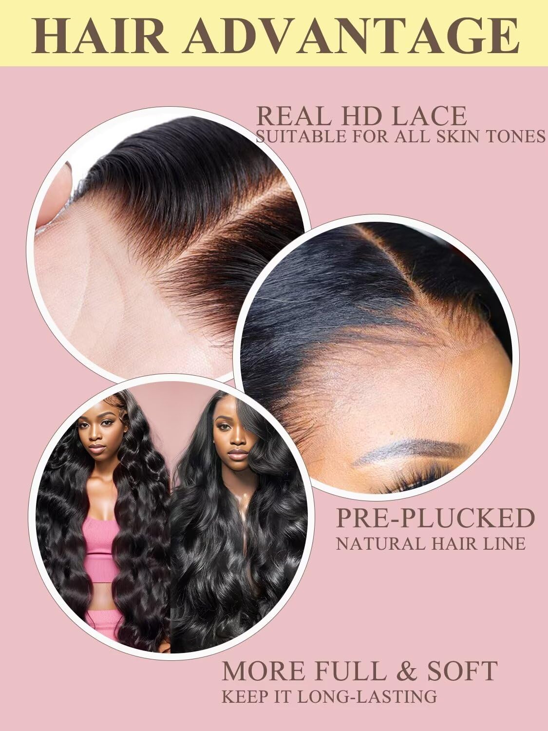 28 Inch Body Wave Lace Front Wigs Human Hair Pre Plucked 180% Density 13x4 Transparent HD Lace Front Wigs for Women Glueless Frontal Wigs with Baby Hair Natural Black Human Hair Wig