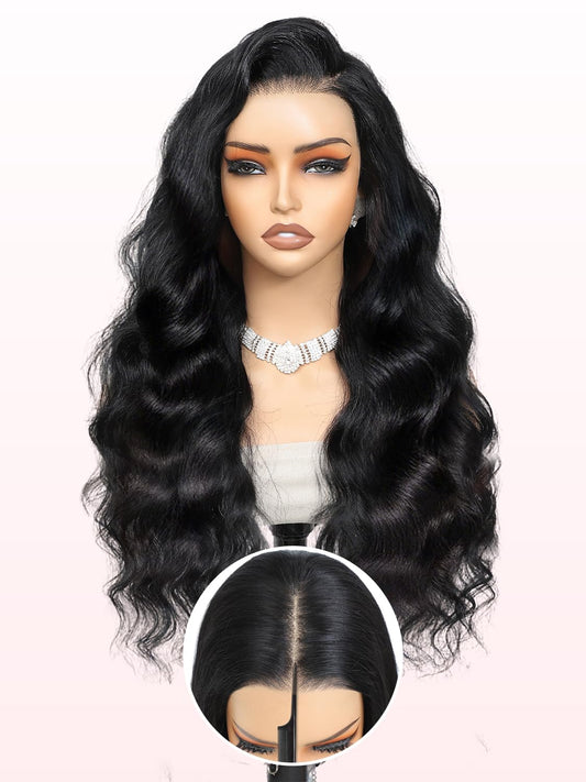 250 Density Glueless 13x6.5 Hd Full Lace Front Wigs Human Hair Pre Plucked Pre Cut,Body Wave Lace Frontal Wigs Human Hair, 15A 3D Dome Cap Ready To Wear Glueless Bleached Knots Lace Front Wig 20 Inch