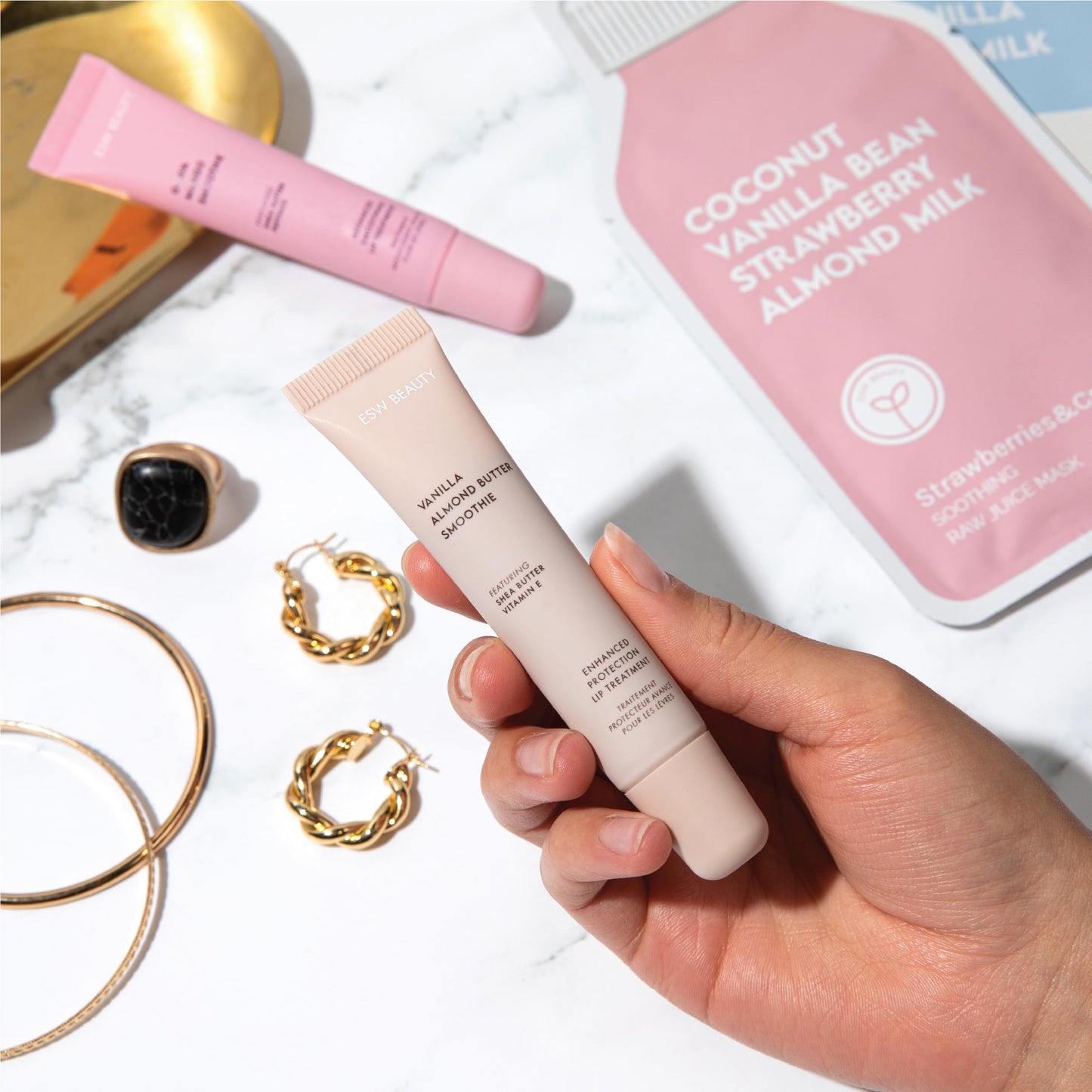 Vanilla Almond Butter Smoothie Enhanced Protection Lip Treatment
