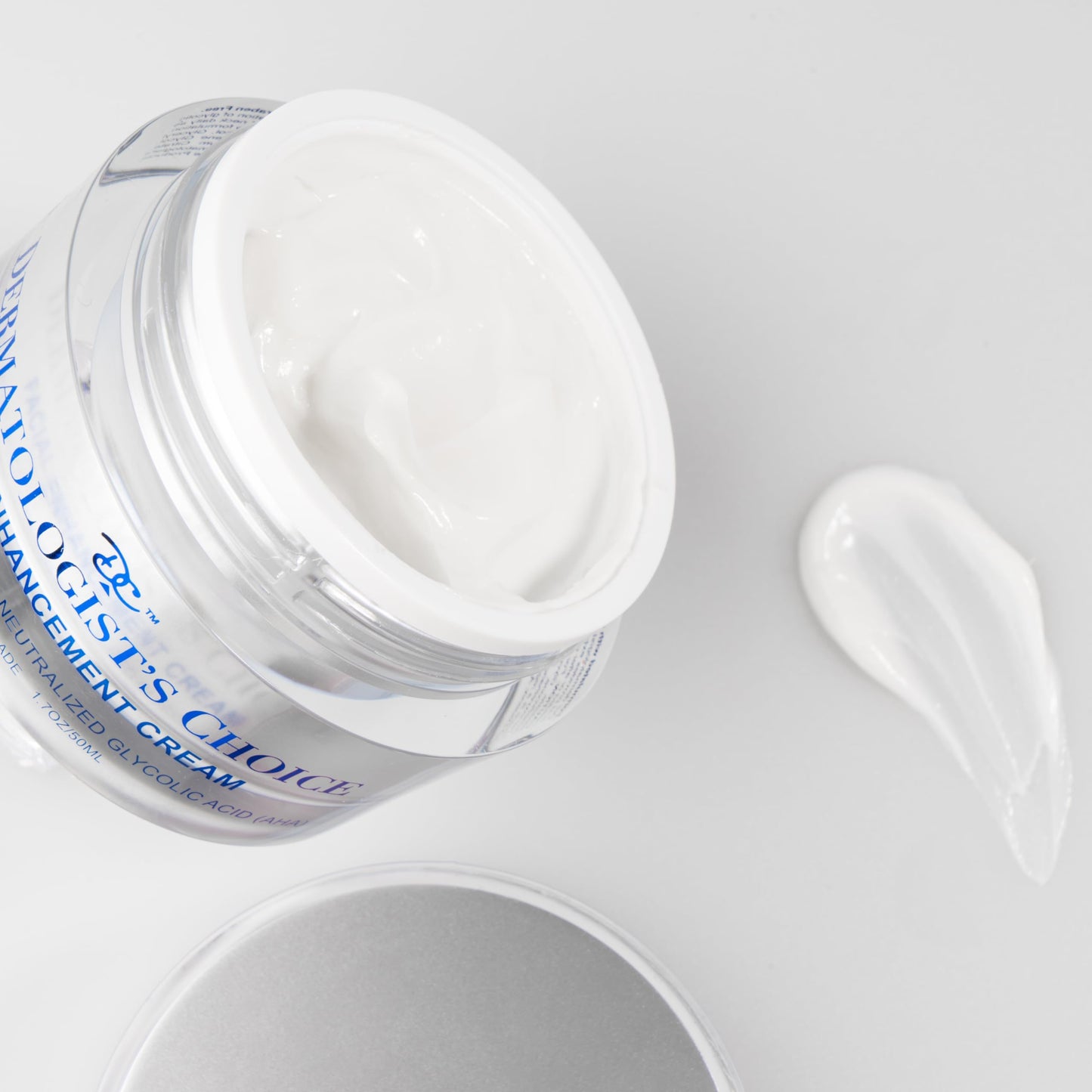 Dermatologist's Choice Facial Enhancement Cream Active Non-Neutralized Glycolic Acid 1.7 Oz Fragrance-Free, Cruelty-Free, Clinical Professional Grade Anti-Aging