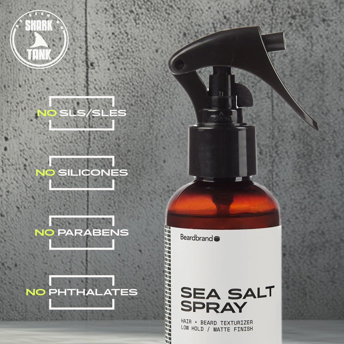 Sea Salt Spray for Men – Hair Texture Spray Adds Instant Volume, Texture & Thickness, Lightweight Hair Salt Spray for Natural, Textured Look, Lumber Yard Scent, Achieve Effortless Style & All-Day Hold