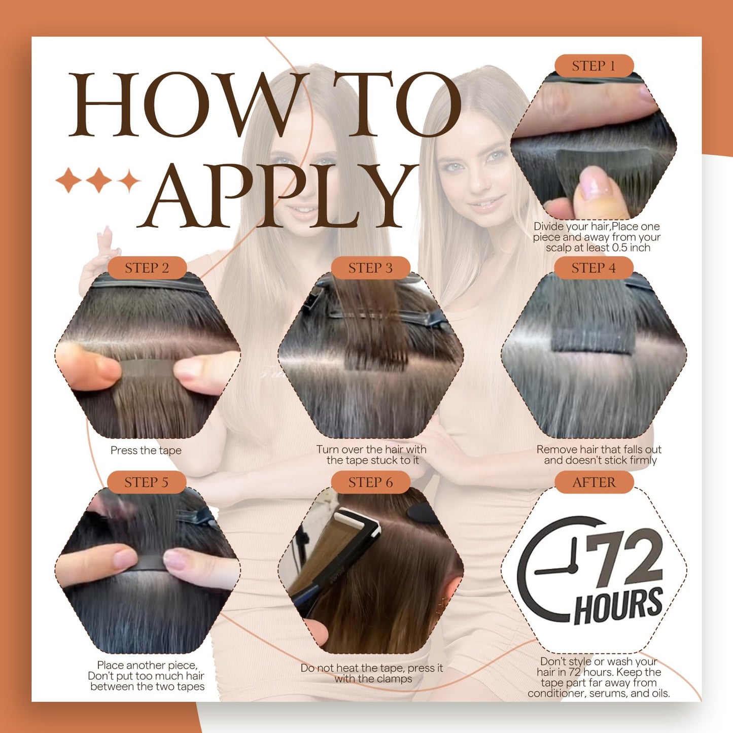 Full Shine Tape in Hair Extensions 12 Inch Remy Tape Hair Extensions 20pcs 30g Highlight Color 18 Ash Blonde And 613 Blonde Extensions for White Women Glue on Hair for Short Hair Extensions