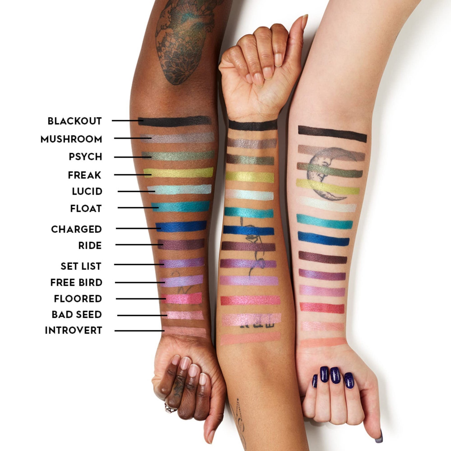 URBAN DECAY 24/7 Longwear Eyeshadow Single (Bad Seed - Warm Pink Shimmer), High-Pigment Eye Shadow Compact, Smooth & Blendable Colors, Crease-free, Vegan - 0.06 oz