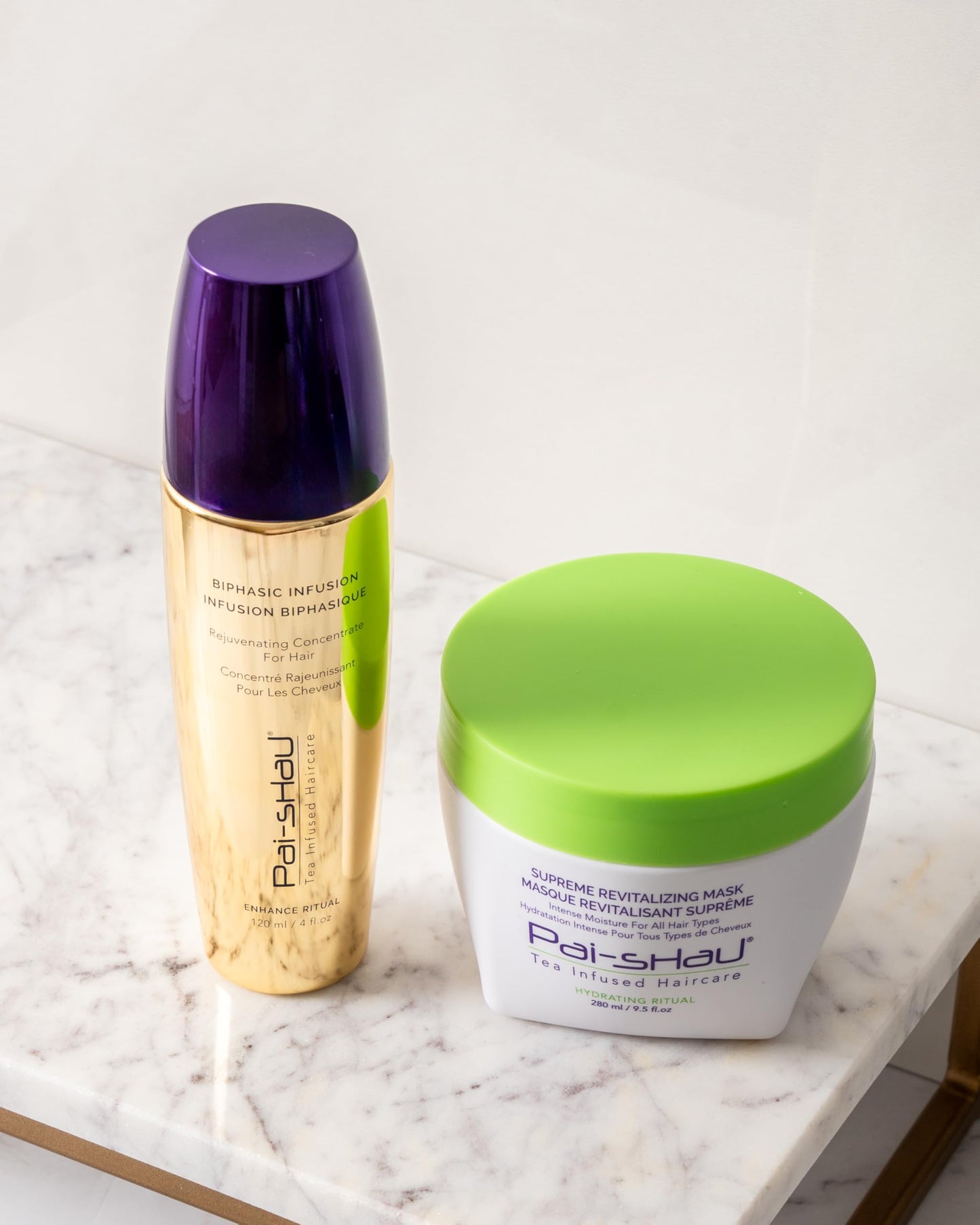 Pai-Shau Biphasic Infusion and Supreme Revitalizing Conditioner, 250ml, Unisex