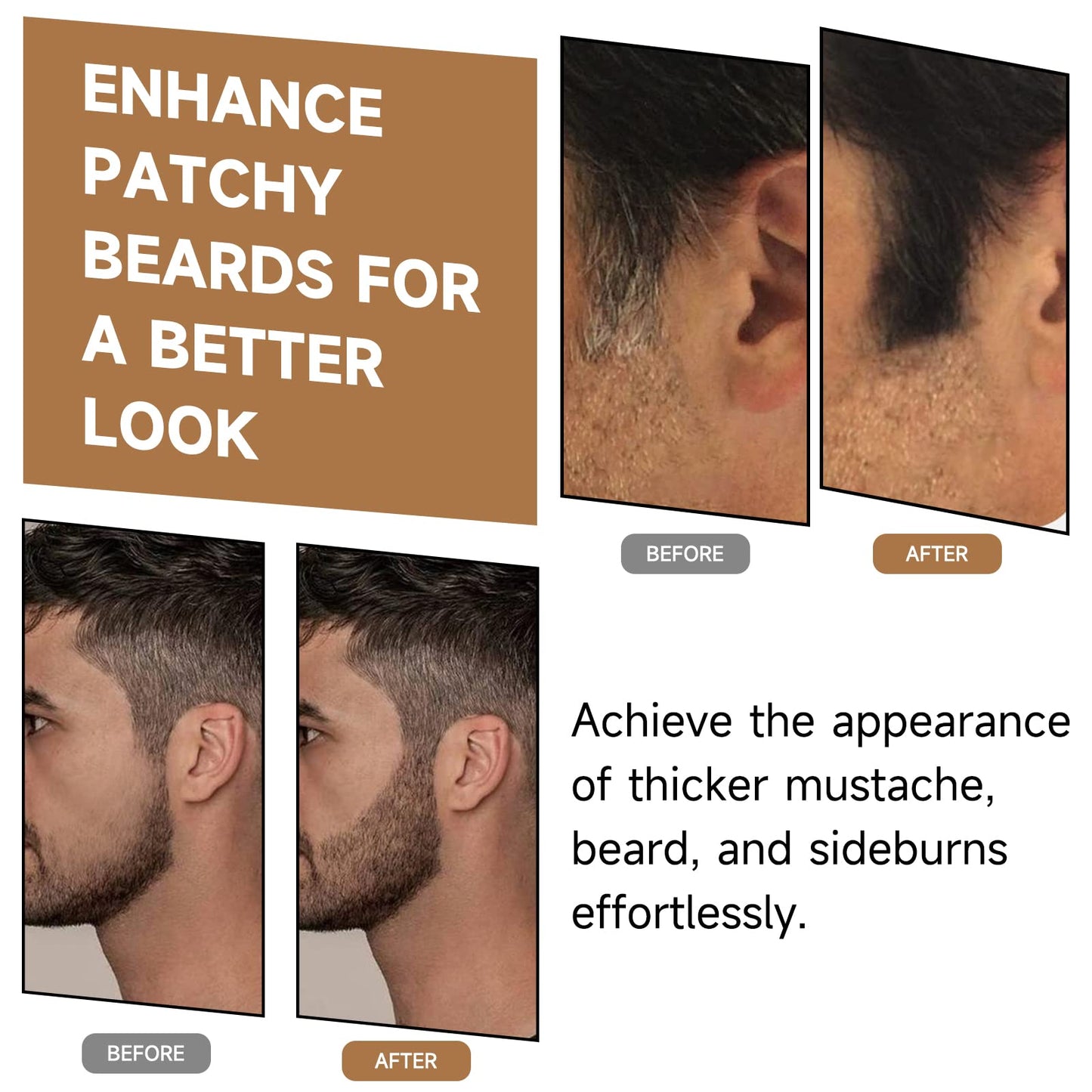 Mifeloy 2 Pack Root Touch Up Shadow Powder, Gray Hair Cover Up, Women Color Root Coverage Powder for Thinning Grey Hairline, Men Instantly Concealer Hair Loss Beard Line Eyebrow, Medium Blonde