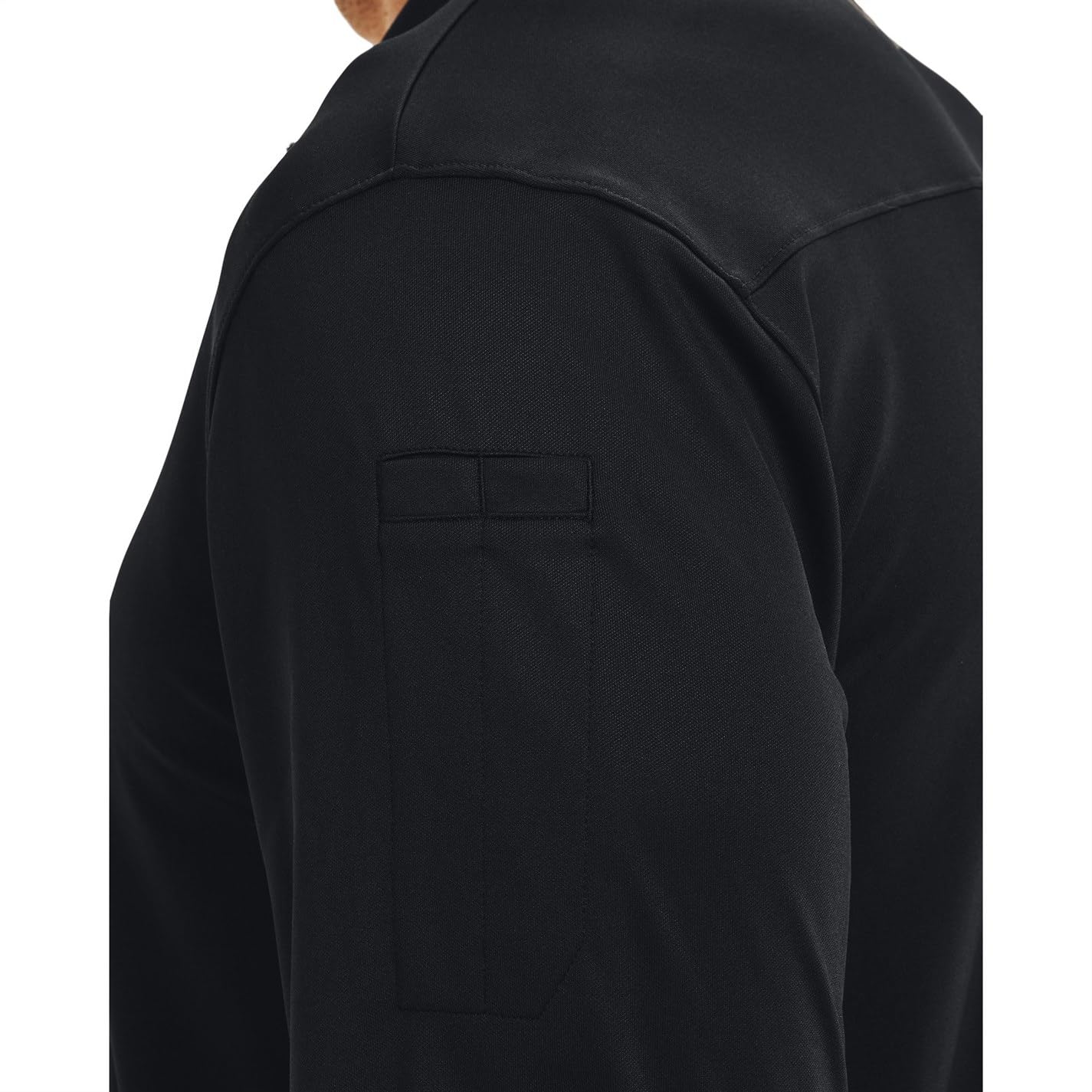 Under Armour Men's Tac Performance Polo Long Sleeve 2.0, Black (001)/Black, Small