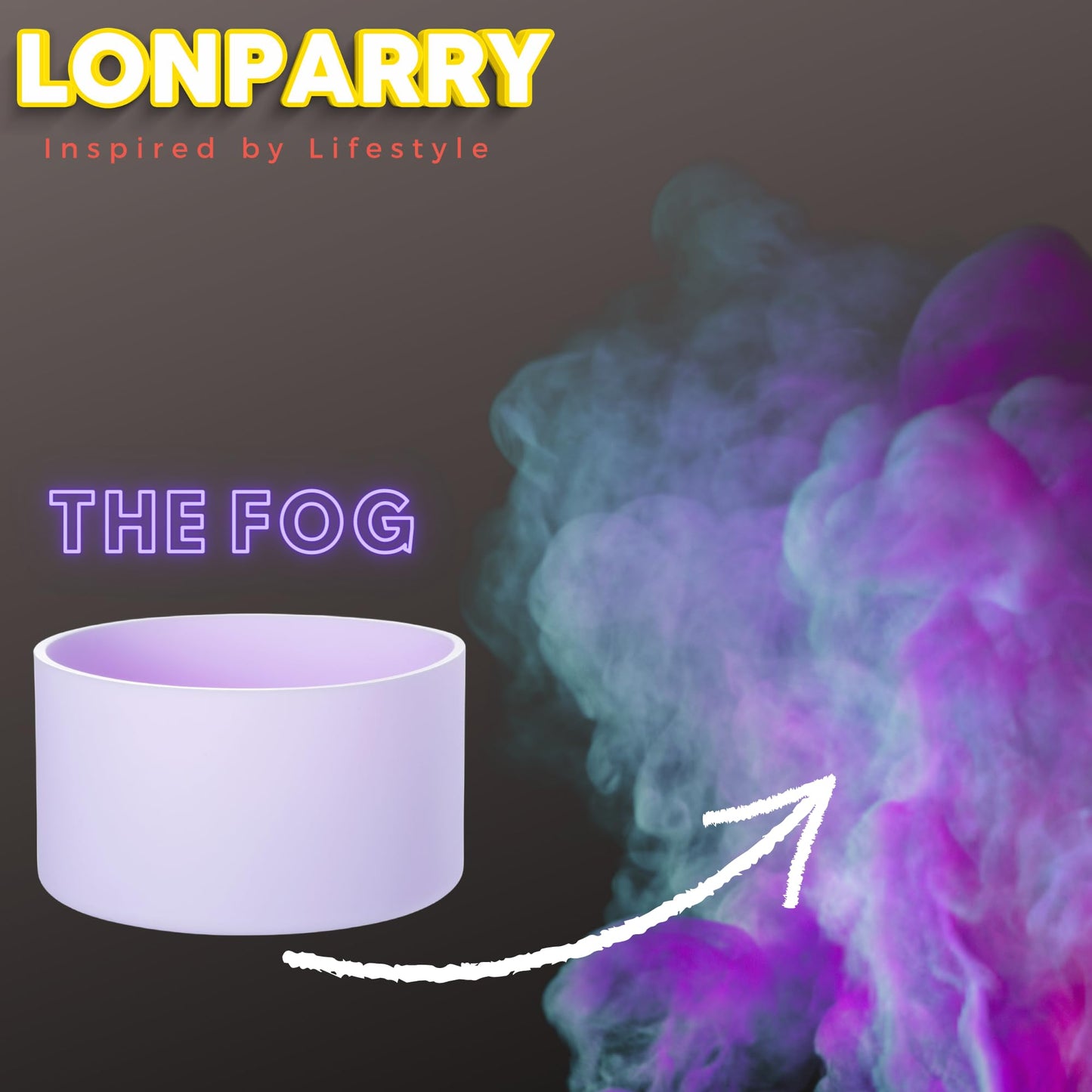 LONPARRY 4-Pack Silicone Boot for Stanley Cup Quencher IceFlow Rubber Bottom Sleeve Protector for Stanley Tumbler HydroFlask Car Travel Cup Bottle Bottom (Clear+Black+Fog+Clear Purple)
