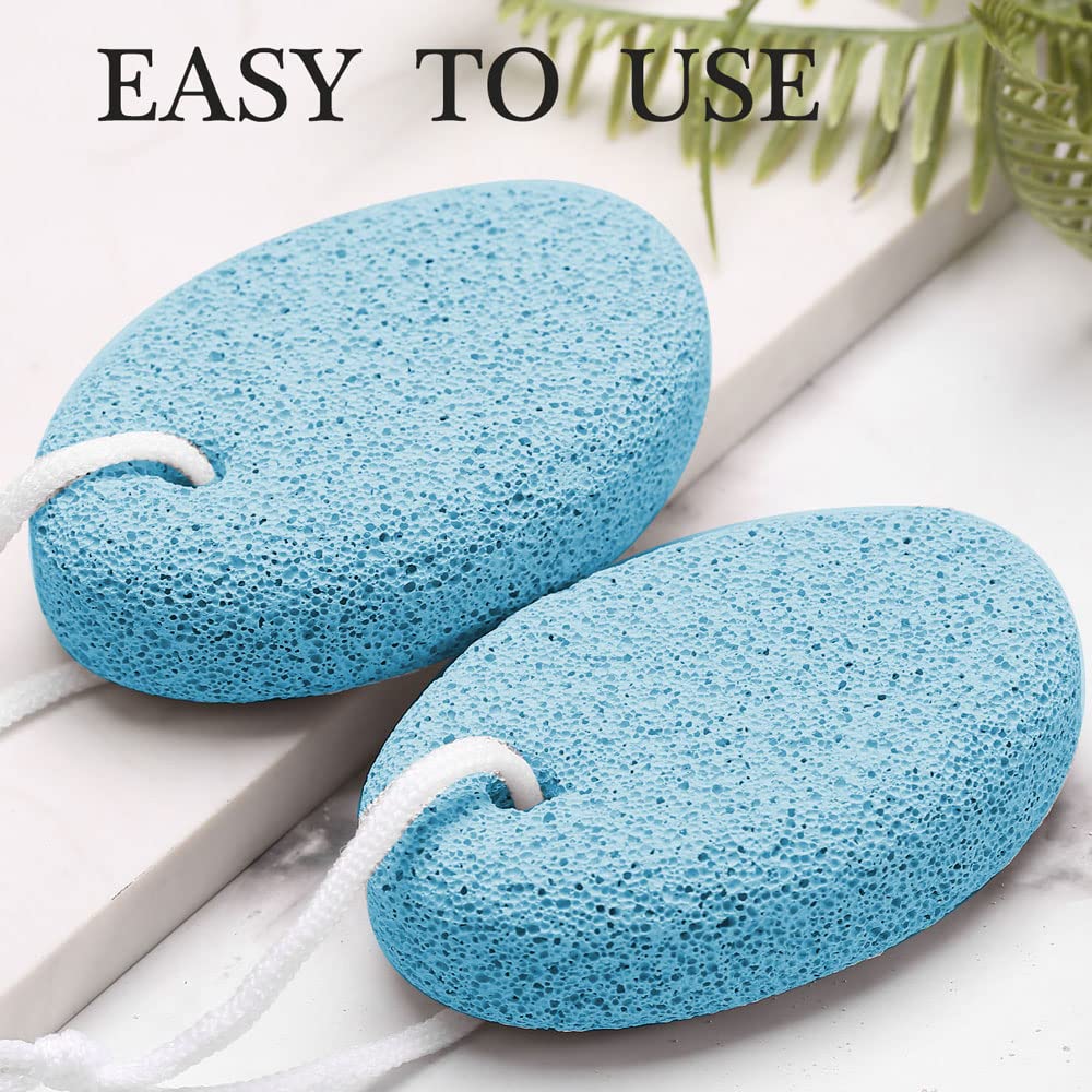 2PCS Natural Pumice Stone for Feet, HOOMBOOM Lava Pedicure Tools Hard Skin Callus Remover for Men/Women Feet and Hands - Natural Foot File Exfoliation to Remove Dead Skin