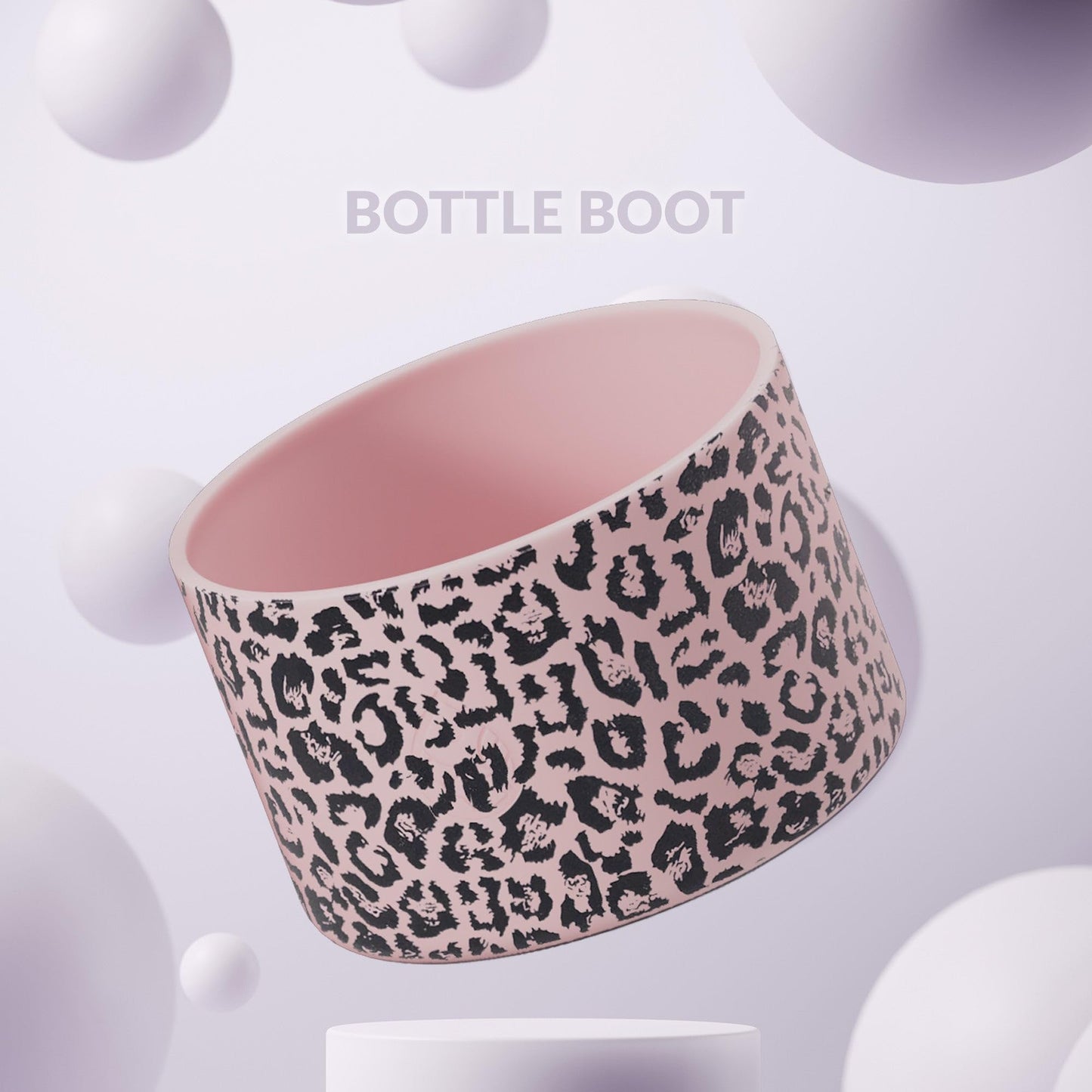 REUZBL Leopard Silicone Bottle Boot Sleeve for Stanley Tumblers 20-40oz, Hydro Flask Tumblers, Simple Modern Tumblers, Iron Flask Tumbler, Similar Tumblers, Tumbler Water Bottle Accessory