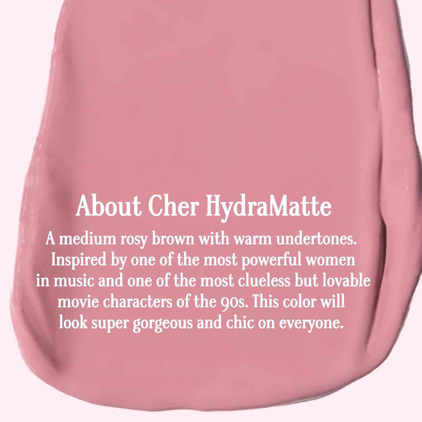 Gerard Cosmetics HydraMatte Liquid Lipstick Cher, Mauve Lipstick with Matte Finish, Long Lasting and Non Drying, Super Pigmented Fully Opaque Lip Color