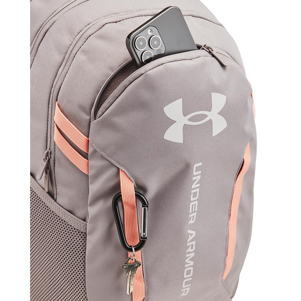 Under Armour Unisex-Adult Hustle 6.0 Backpack, (015) Tetra Gray/Tetra Gray/Gray Matter, One Size Fits Most