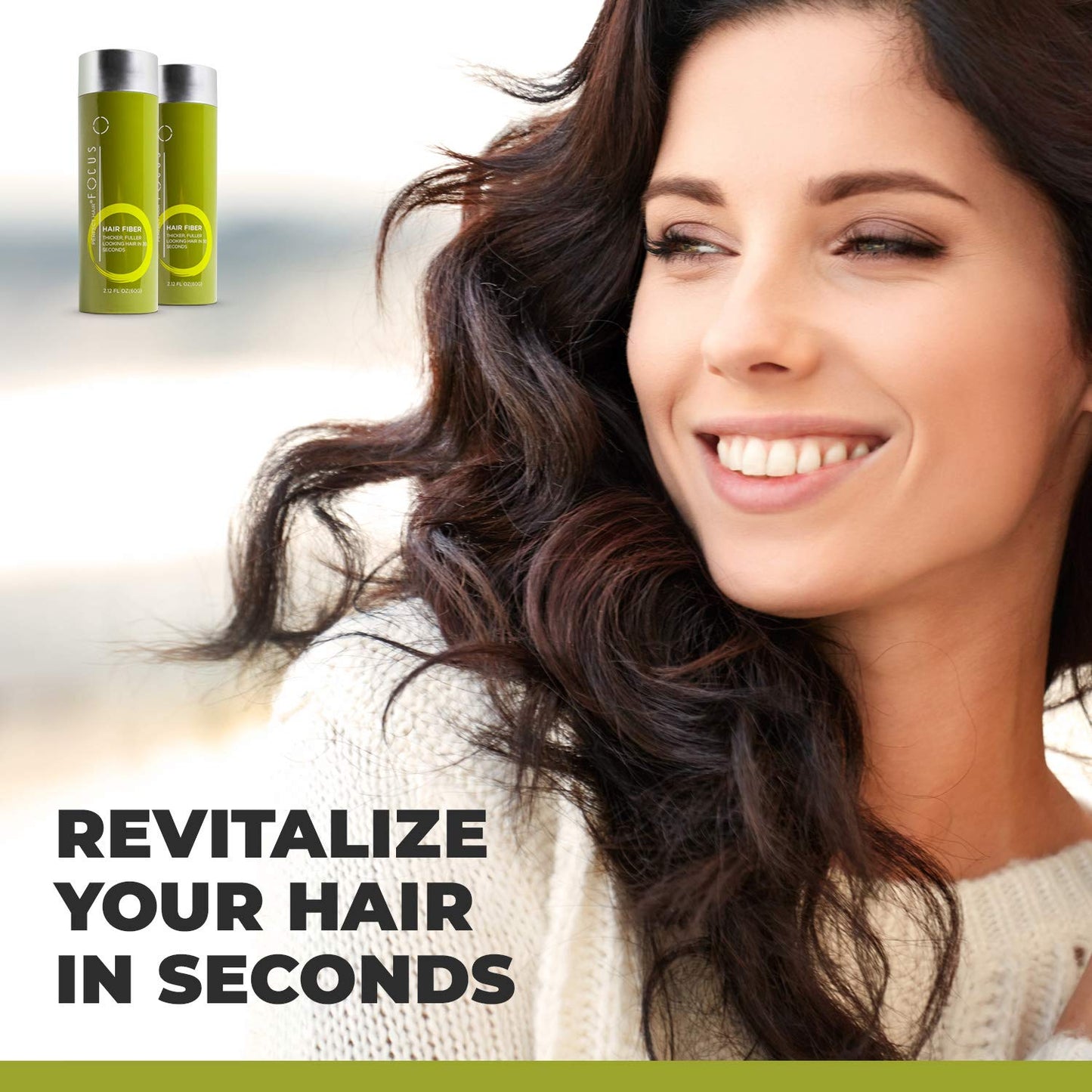 Hair Fibers for Thinning Hair - Natural Keratin Protein Hair Thickening Spray - Hair Fibers for Wavy, Curly, Coiled and Tightly Coiled Hairs - Hair Thickening Products for Women and Men