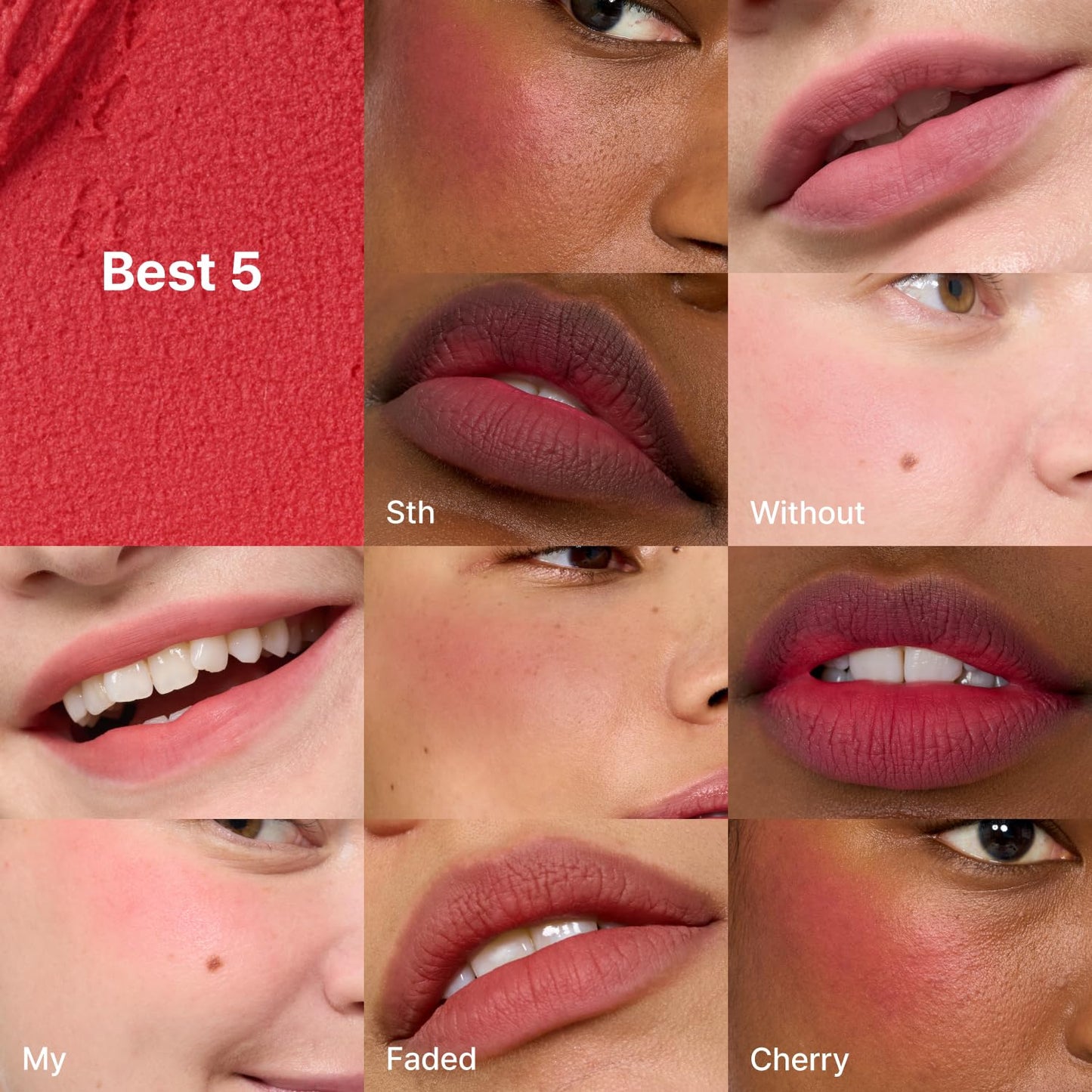 fwee Blurry Pudding Pot + Keychain SET | Airbrushed Blush & Lip, Buildable Pigment, Long-lasting, Lightweight, Easy to Blend, Natural Soft Matte Finish Makeup – Crush (Vivid Pink) | 0.17 oz
