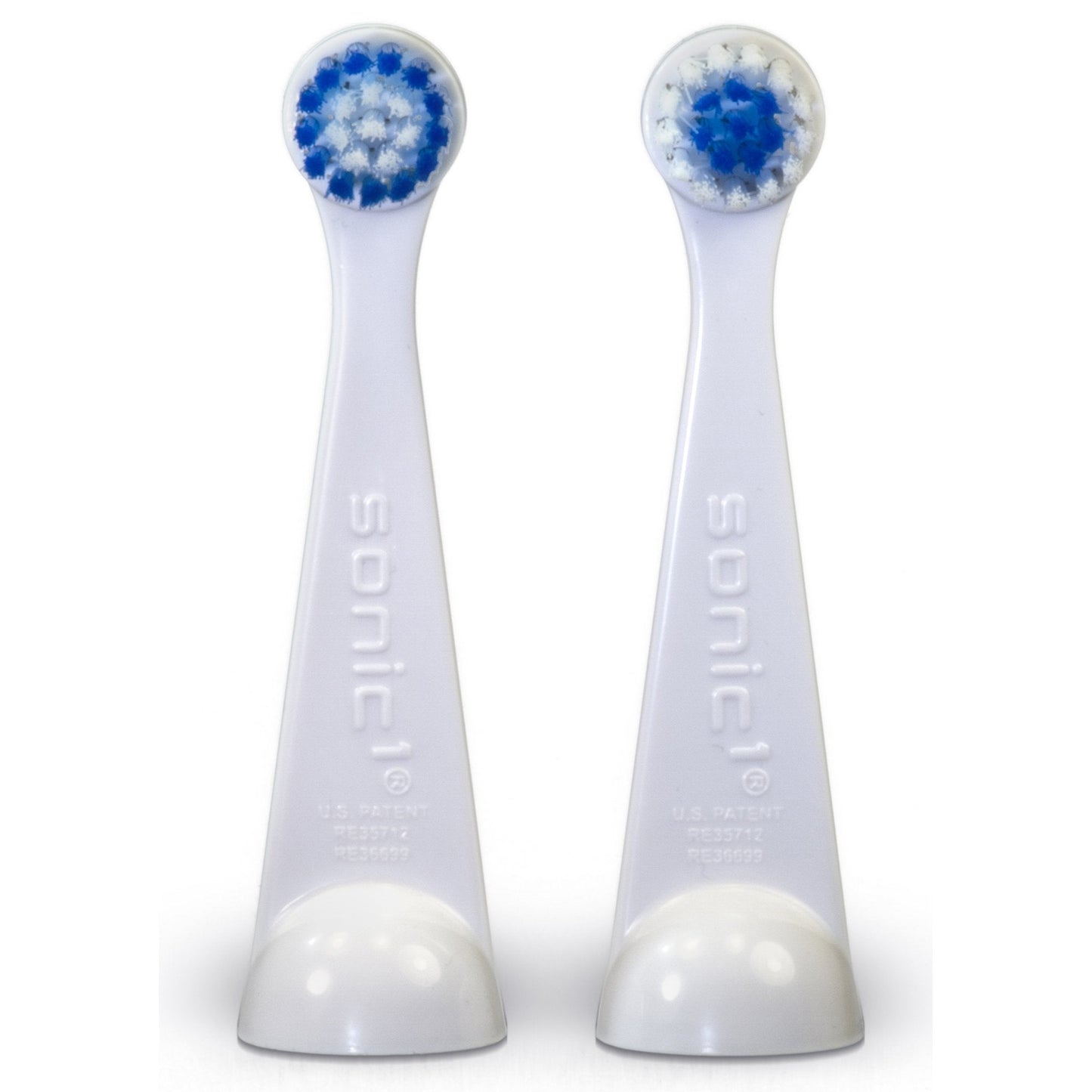 Cybersonic3 Compact Replacement Brush Heads, 2 Pack, Compatible With All Cybersonic Electric Toothbrushes