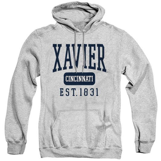 Xavier University Official Founded Date Unisex Adult Pull-Over Hoodie,Athletic Heather, X-Large