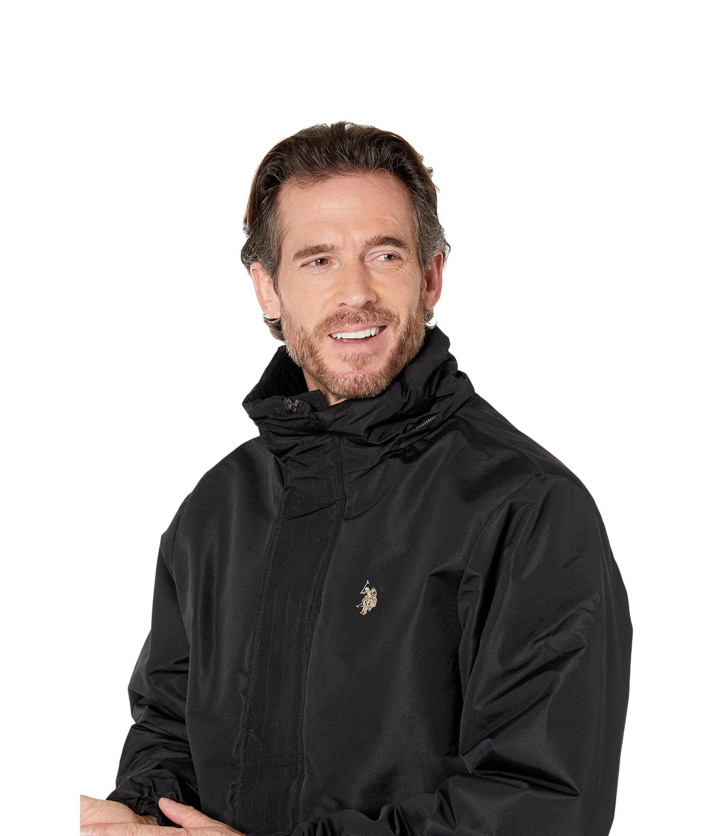 U.S. Polo Assn. Short Snorkel Jacket Black SM
