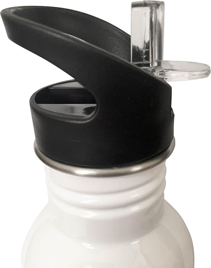 3dRose "Keep Calm and Let the Nurse Handle it. fun funny career job pride gift Flip Straw" Water Bottle, 21 oz, White