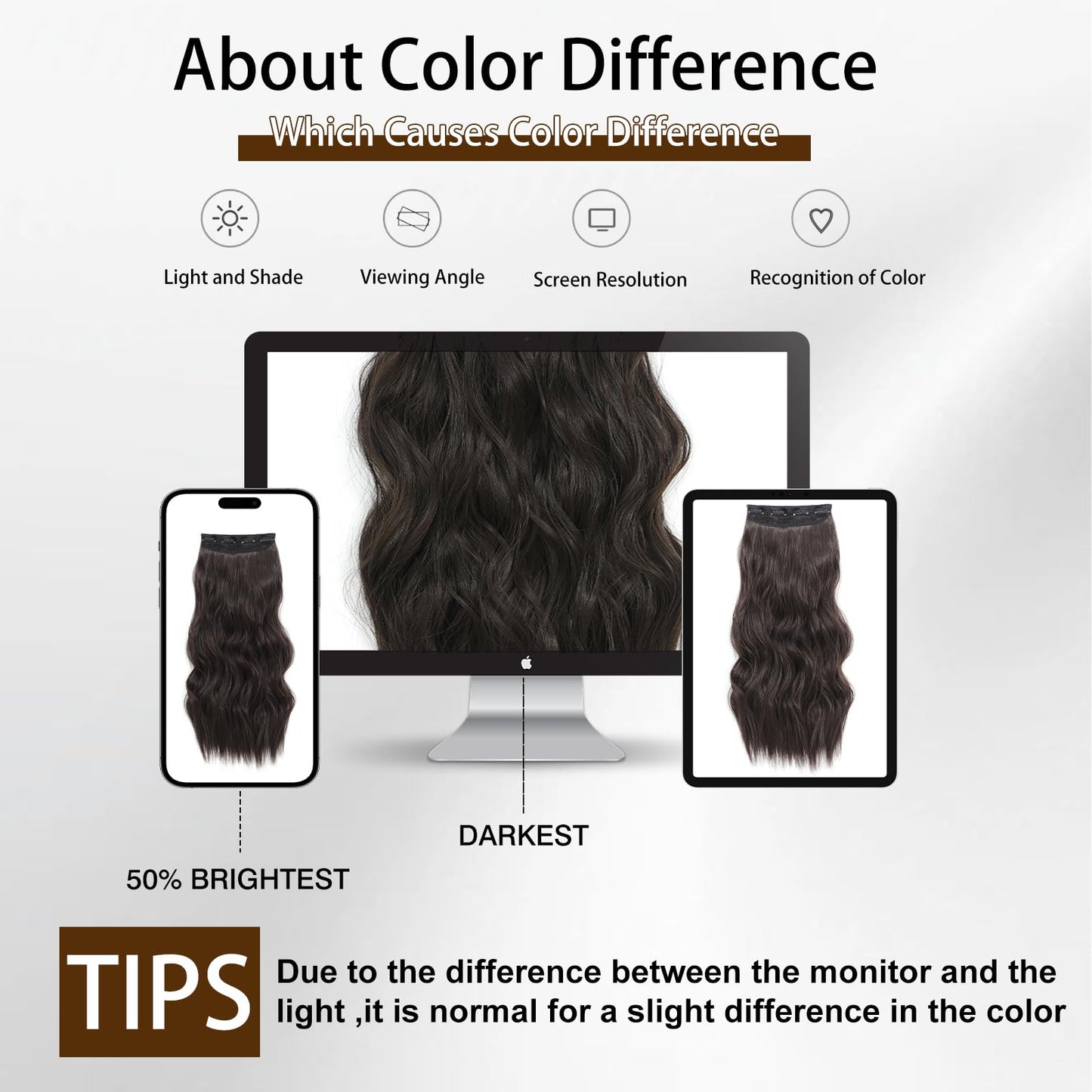 Clip In Hair Extensions Long Wavy Hair Extensions 4PCS Grey Clip Ins for Women Soft and Natural Gray Synthetic Hairpieces