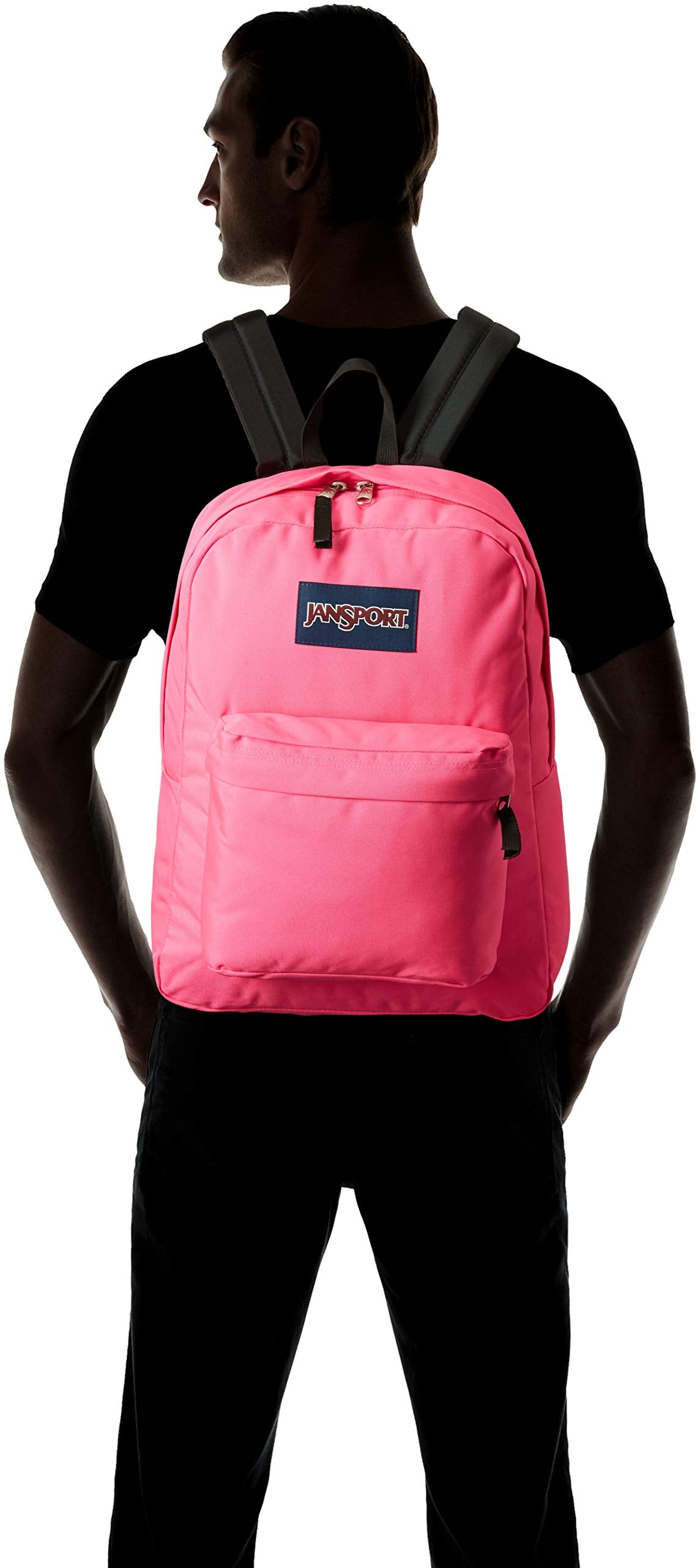 JanSport SuperBreak One Backpack - Durable, Lightweight Bookbag with 1 Main Compartment, Front Utility Pocket with Built-in Organizer - Premium Backpack, Pink Mist