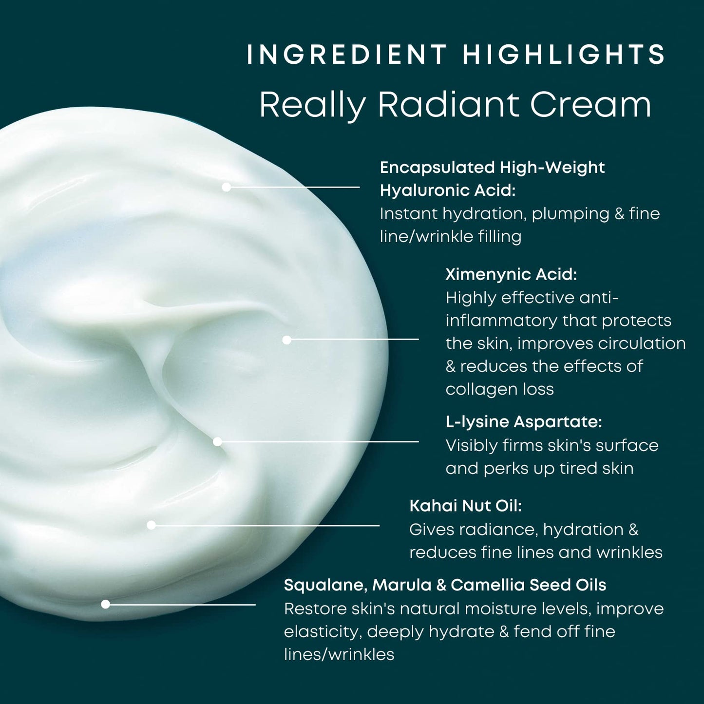 35 Thousand Really Radiant Cream, Face Hydrating Moisturizer 1.7 fl oz