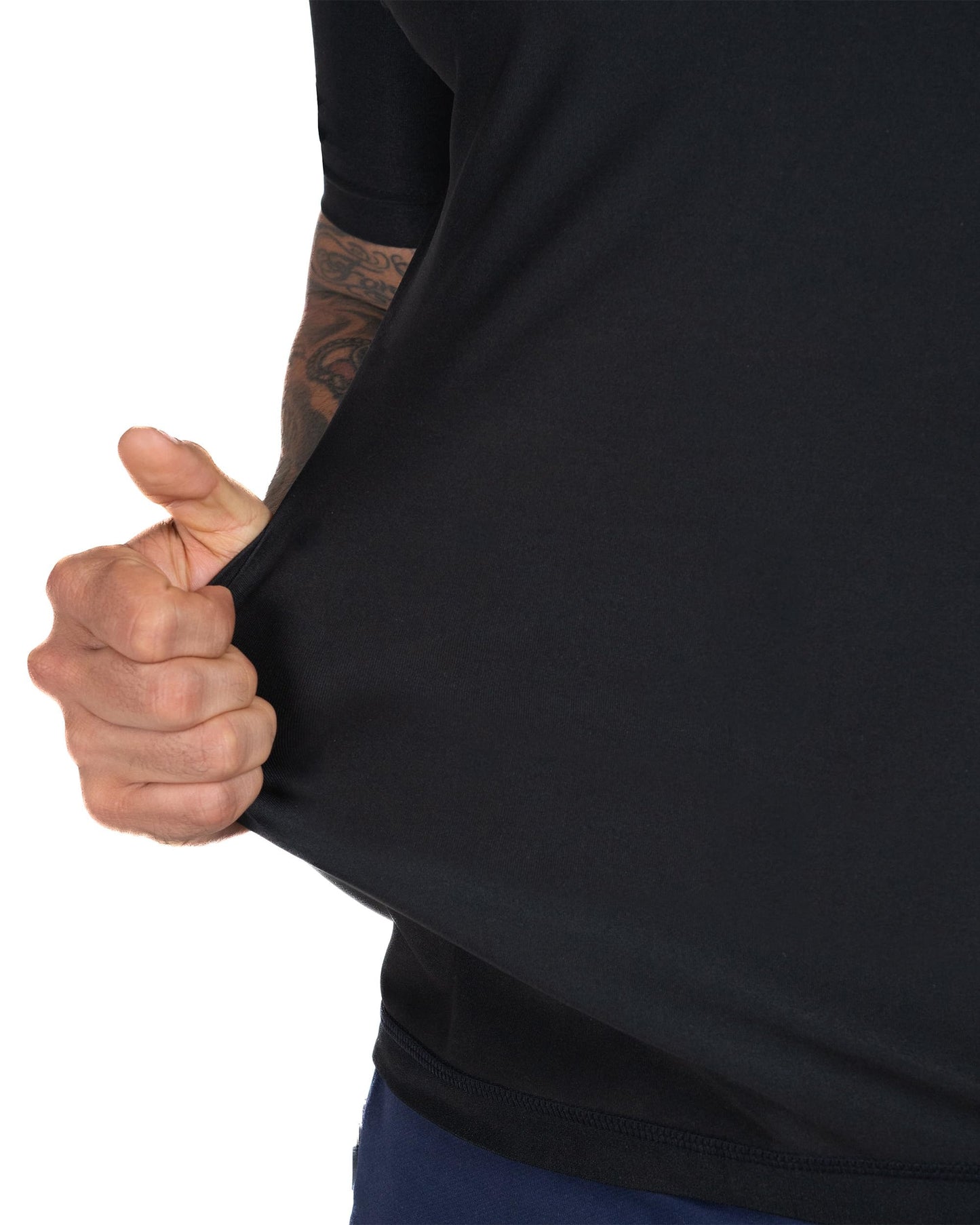 Kewlioo Men's Sauna Suit Shirt - Heat Trapping Sweat Compression Vest, Shapewear Top for Men, Sweat More & Look Great, Gym Workout Exercise Versatile Heat Shaper Jacket (Black, S)