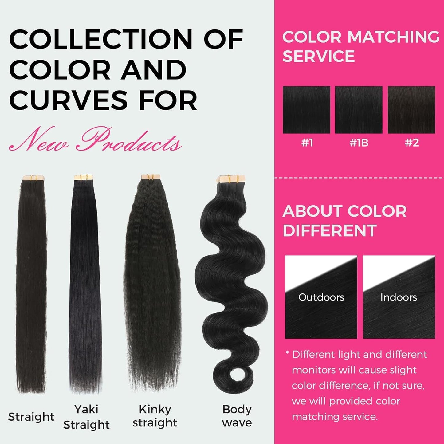 Lashey Tape in Hair Extensions Human Hair for Black Women Kinky Straight Tape in Hair Extensions Natural Black 14 Inch 50g/pack 20pcs Real Natural Human Hair for Women