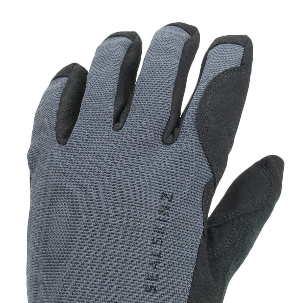SEALSKINZ Unisex Harling Waterproof All Weather Glove, Black/Grey, M