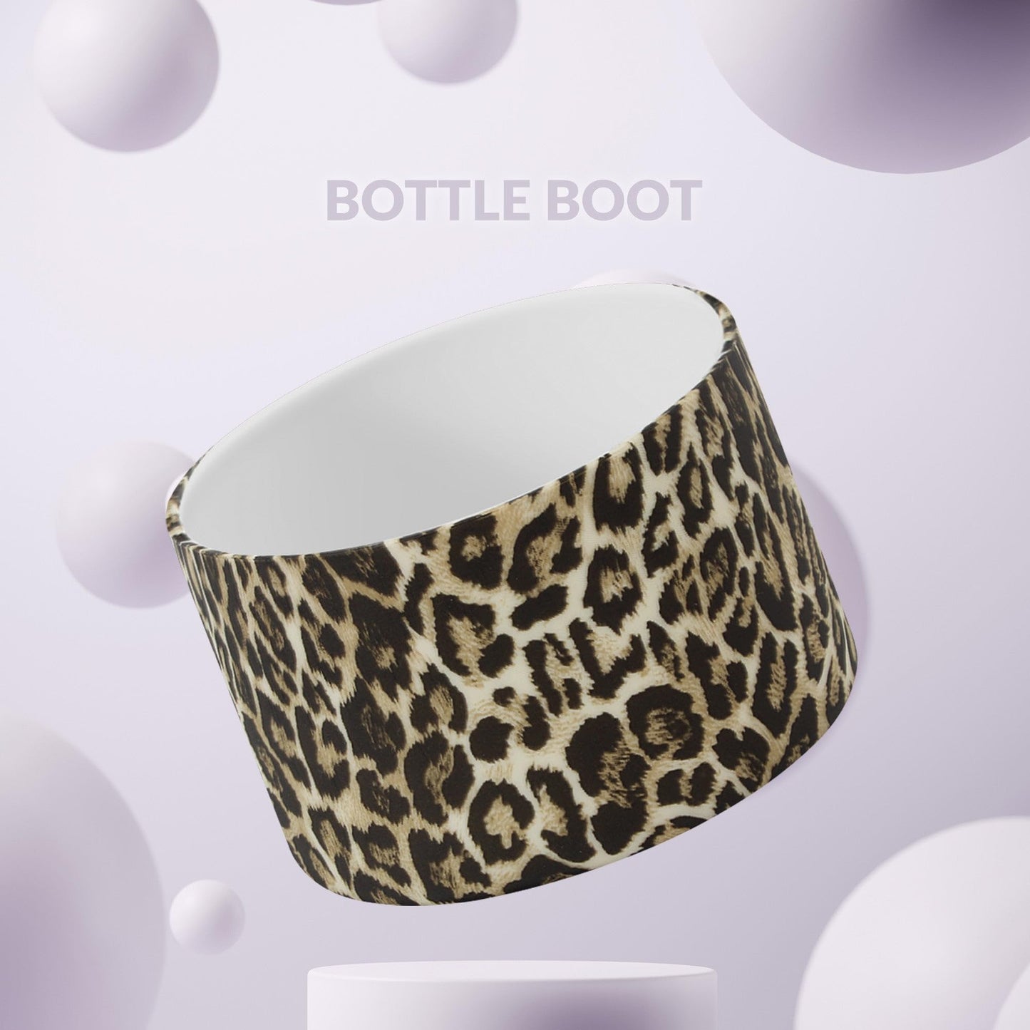 REUZBL Leopard Silicone Bottle Boot Sleeve for Stanley Tumblers 20-40oz, Hydro Flask Tumblers, Simple Modern Tumblers, Iron Flask Tumbler, Similar Tumblers, Tumbler Water Bottle Accessory