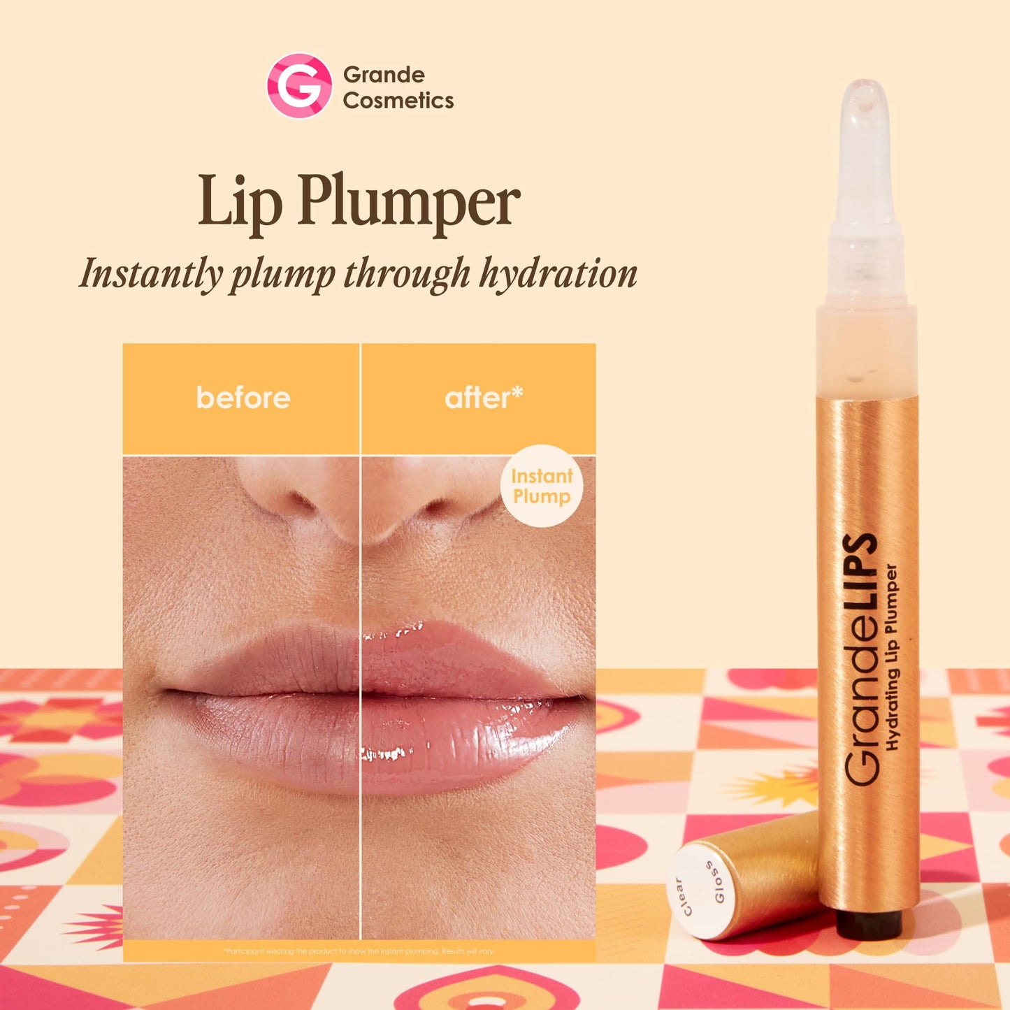 Grande Cosmetics GrandeLIPS Hydrating Lip Plumper Gloss, Spicy Mauve