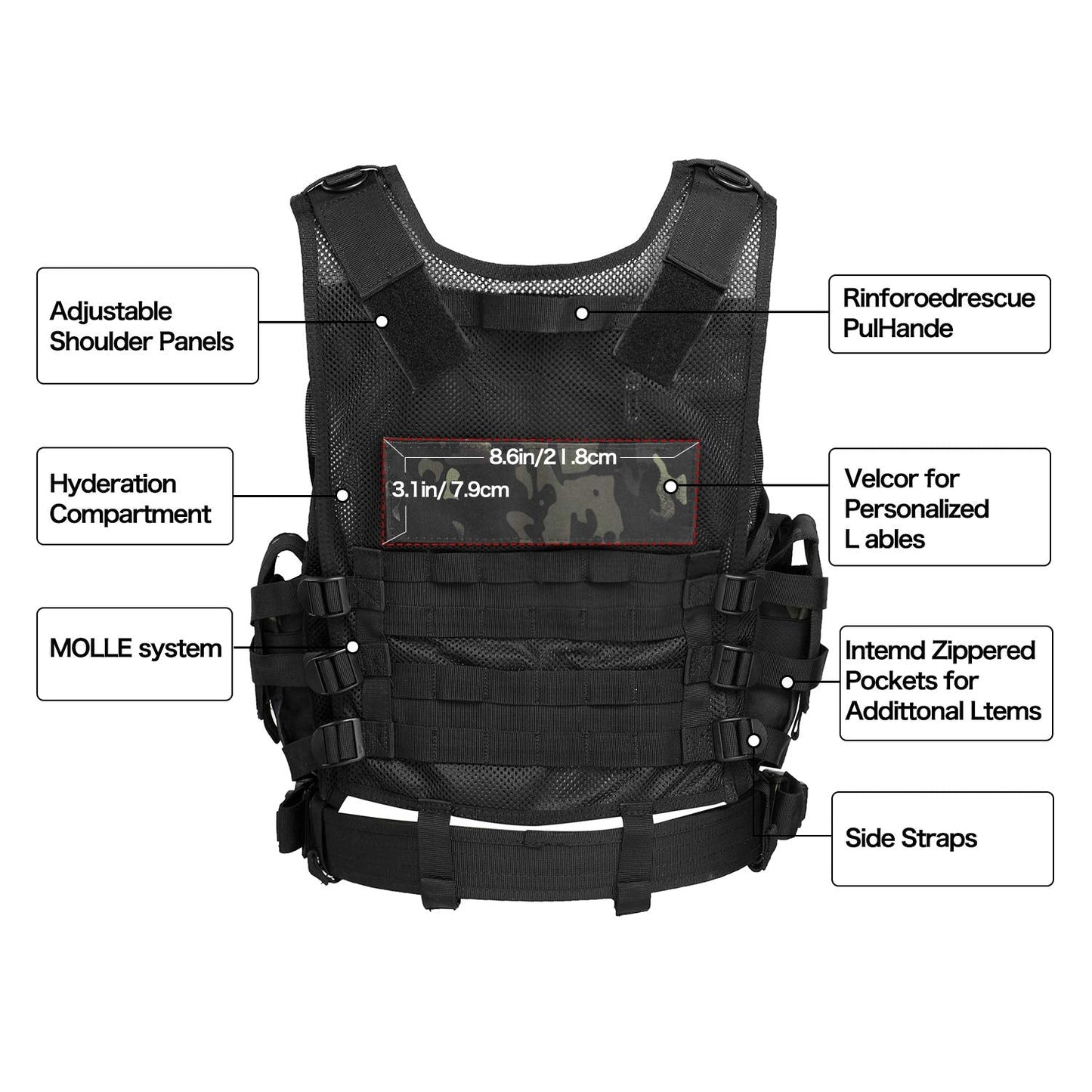 GZ XINXING Tactical Airsoft Paintball Vest