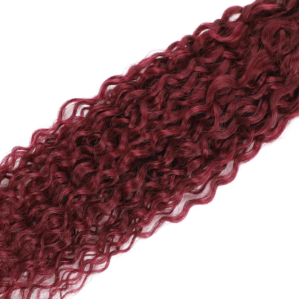 26 28 30 Inch Vinmdonm 99J Human Hair Bundles Red Kinky Curly Bundles Burgundy Bundles 8A Grade Brazilian Unprocessed Virgin Hair 3 Bundles Burgundy Kinky Curly Bundles Human Hair Weave
