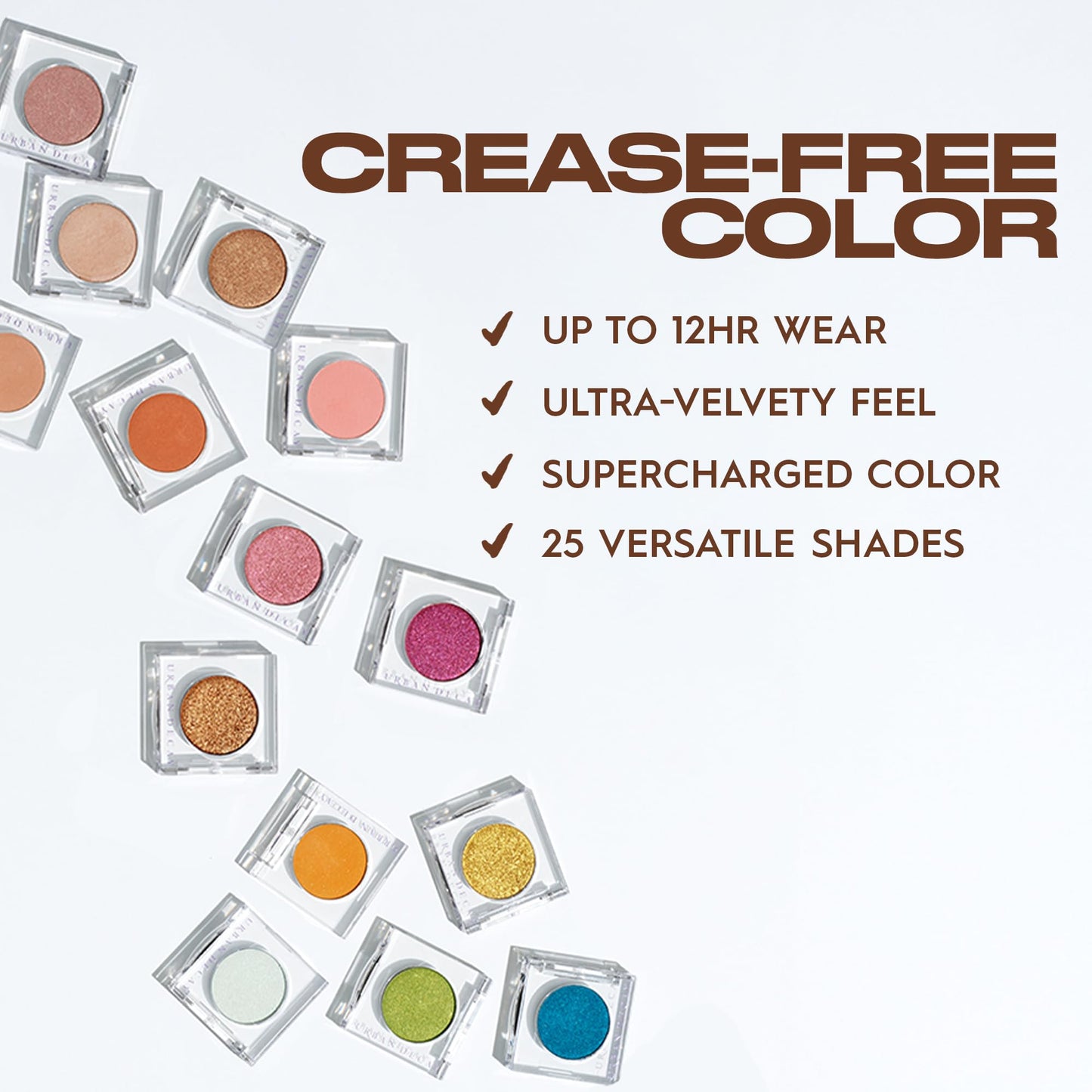 URBAN DECAY 24/7 Longwear Eyeshadow Single (Bad Seed - Warm Pink Shimmer), High-Pigment Eye Shadow Compact, Smooth & Blendable Colors, Crease-free, Vegan - 0.06 oz