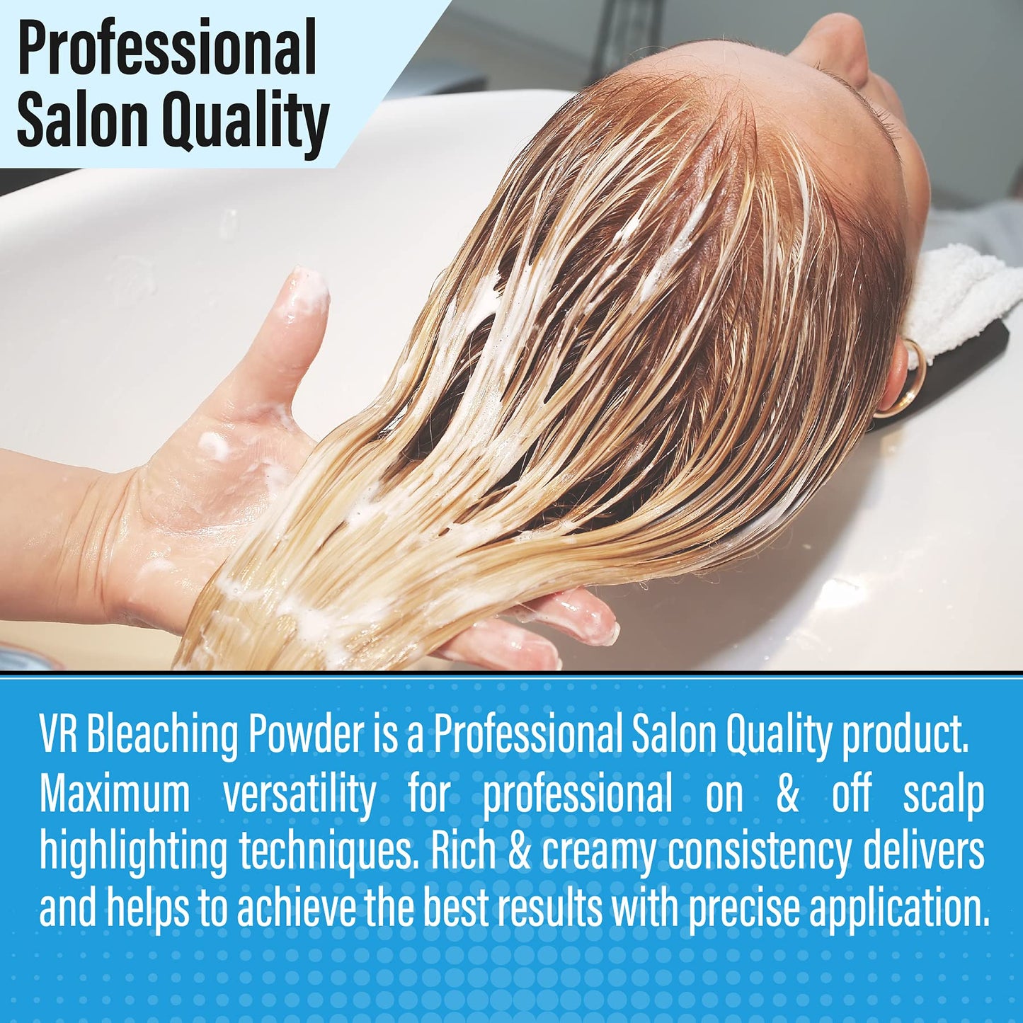 Hair Bleaching Powder for Dark Hair Lightening Blonde Hair Salon Quality Safe at Home (1.05 oz (pack of 1))