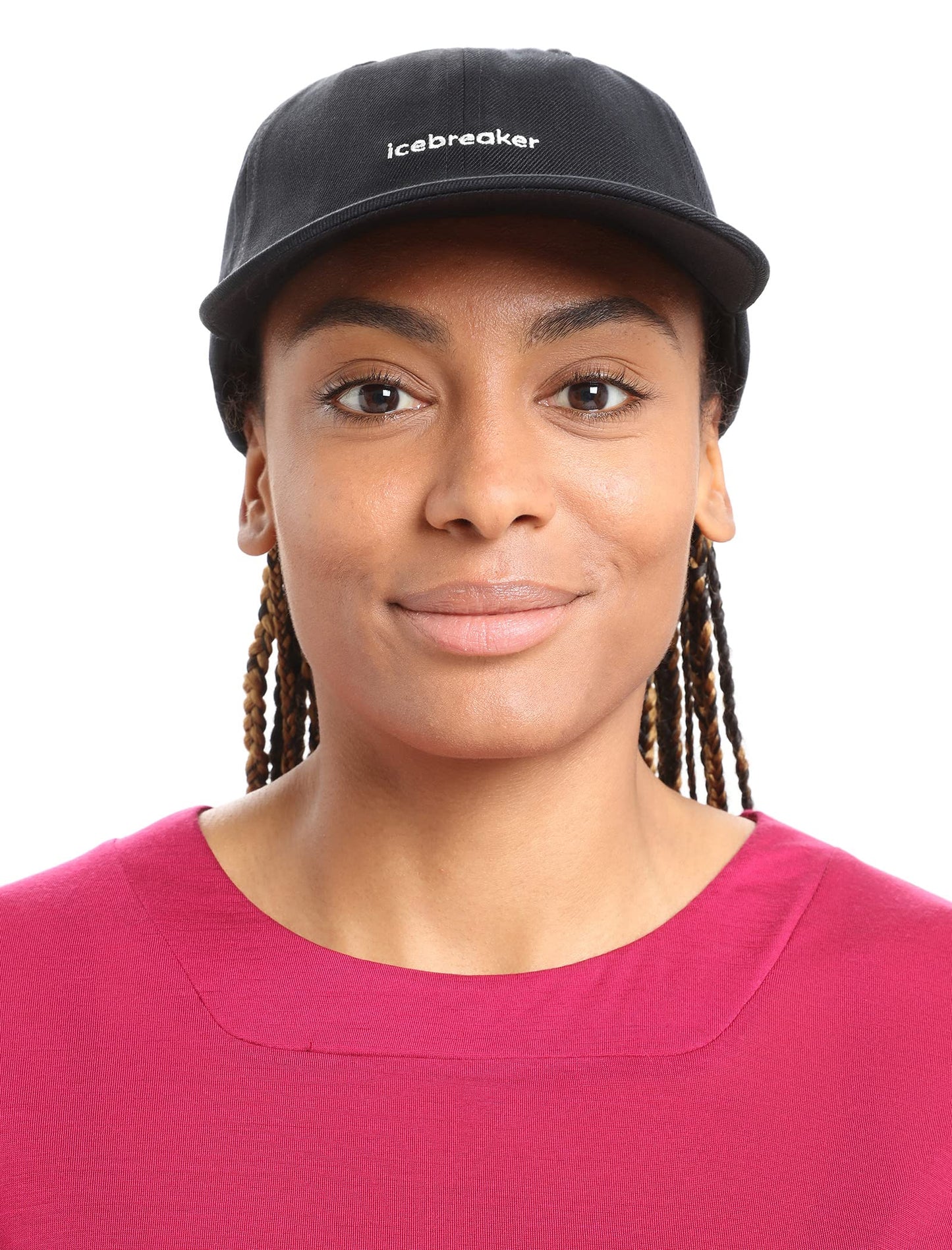 Ice Breaker Merino Unisex 6 Panel Hat Black