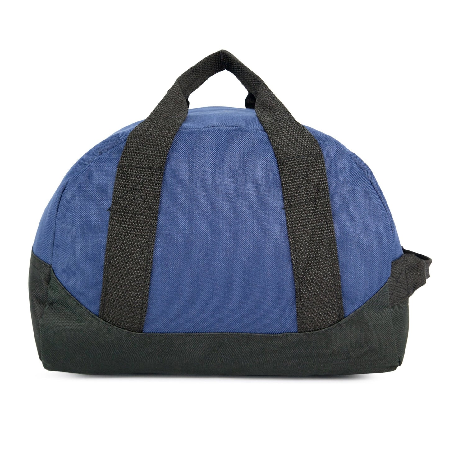 12" Mini Two Tone Duffle Bag (Navy Blue)