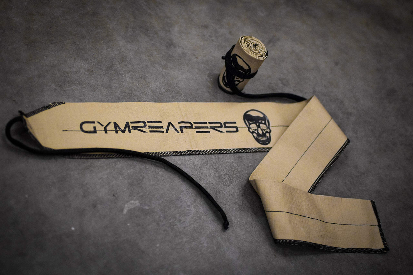 Gymreapers Strength Wrist Wraps for Cross Training, Olympic Lifting, Strength Training, WOD Workouts - Strong Wrist Support for Men and Women - Fits All Wrist Sizes | Men and Women (Desert Tan)