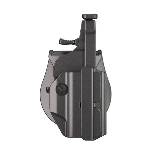 Orpaz T41 Adjustable and Modular Gun Holster Compatible with OWB Gun Holder with Light/Laser/Optics, Paddle Holster - Unisex - Will Secure Your Handgun with a Tactical Appearance