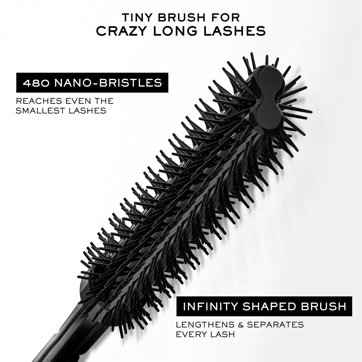 Lancôme Lash Idôle Flutter Extension Lash-Lengthening Mascara - Black Mascara for Instant Lash Extension Look - Clump & Flake Resistant Up To 24H Wear - Black- Travel Size