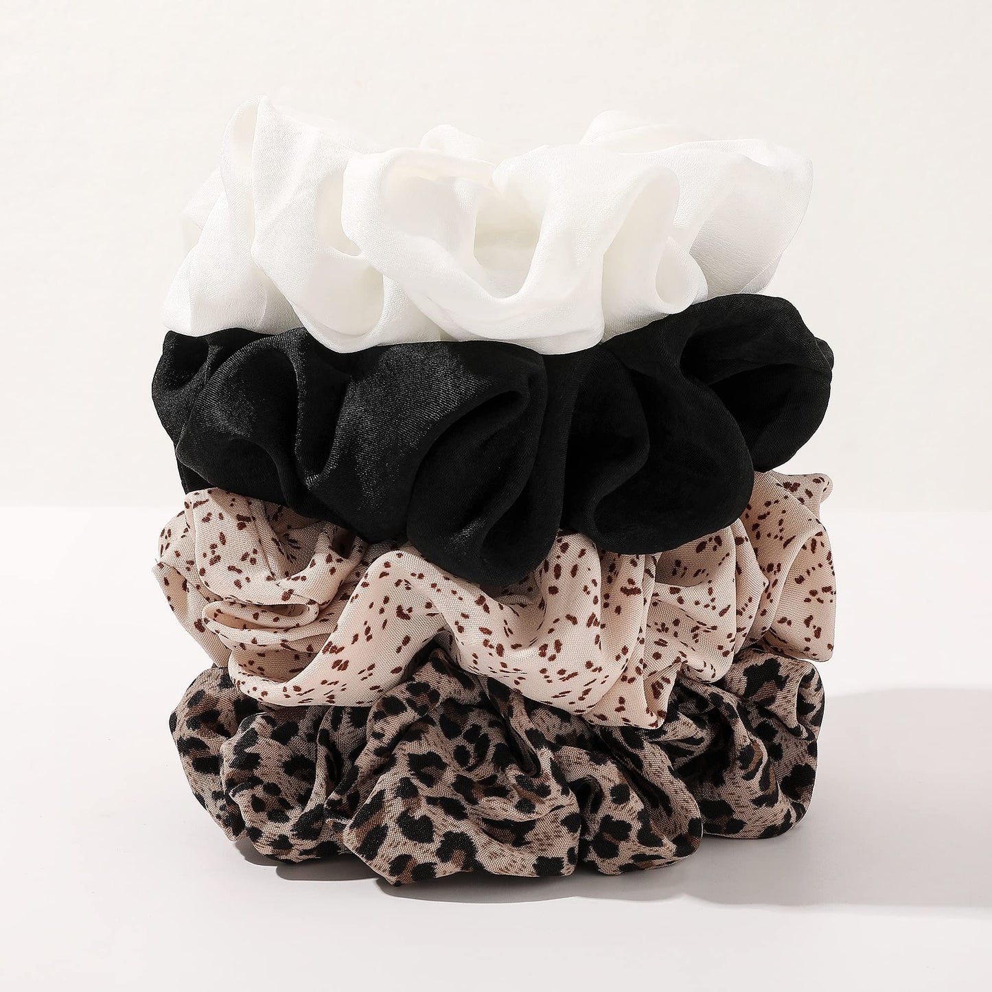 Scrunchies Hair Ties for Women Big Silk Satin Scrunchie Large Oversized Ligas Para el Cabello De Mujer Decorations Cute Jumbo Coth Ponytail Hair Scrunchy Giant Purple Hair Accessories Gift for Girls