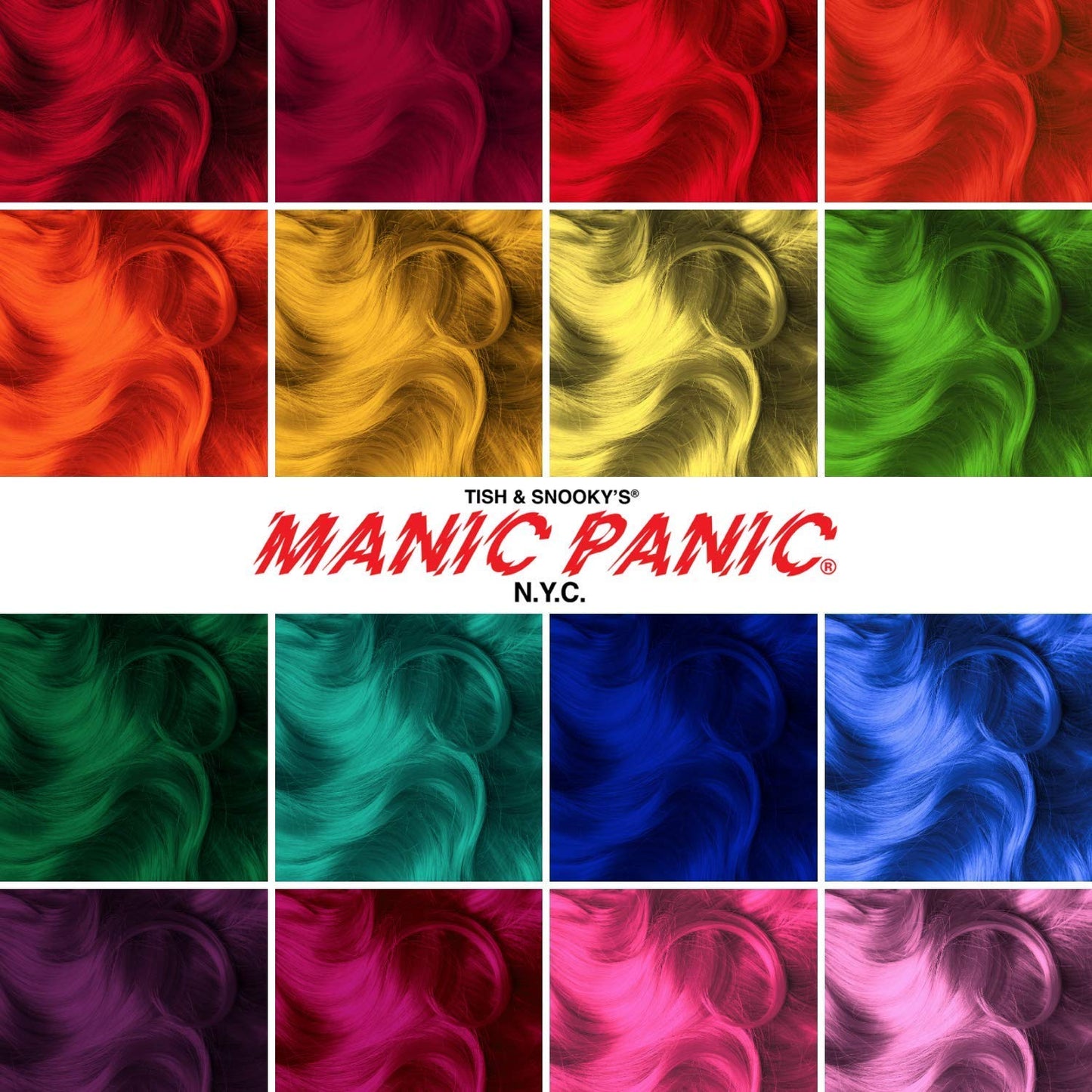 MANIC PANIC Classic Infra Red Semi Permanent Hair Color - Deep Mahogany Red Hair Dye for Women & Men That Lasts 4-6 Weeks - Vegan, Ammonia & Cruelty-Free - Create & Mix Custom Shades (4oz / 2pk)