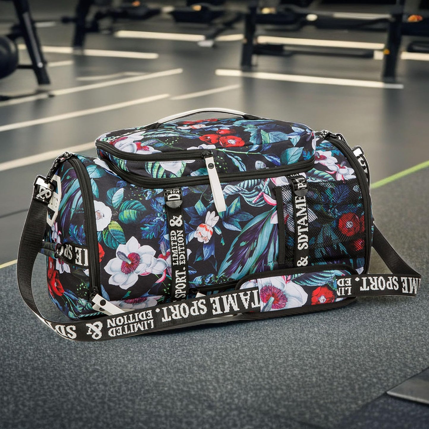 Gym Duffle Bag Backpack with Shoe Compartment,4 ways Travel Backpack for Women and Men,Multi-Functional Weekender bag with Waterproof Layer&Laptop Compartment for Fitness, Travel,Camping(Turquoise)