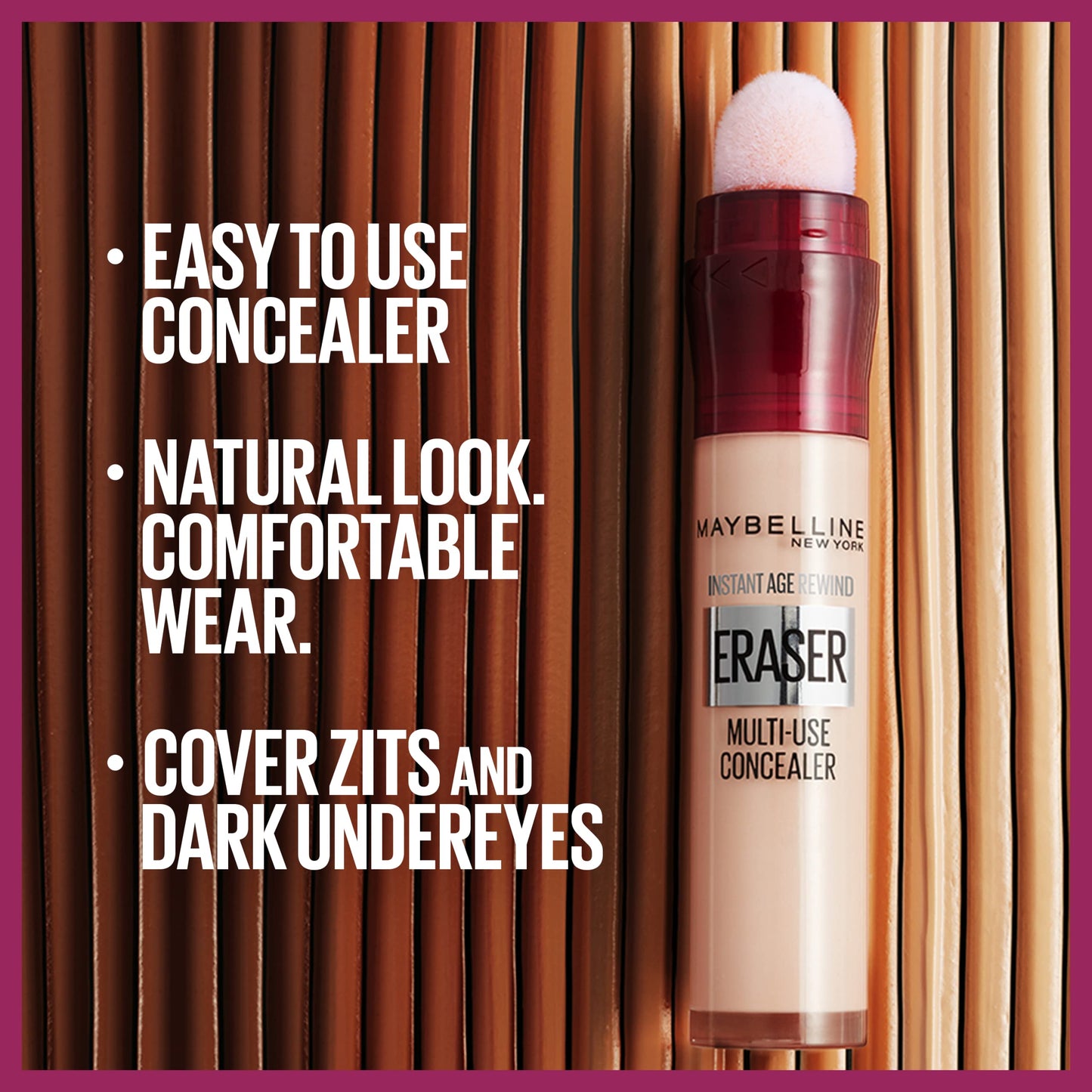 Maybelline Lash Sensational Sky High Washable Mascara, Cosmic Black + Instant Age Rewind Eraser Dark Circles Treatment Multi-Use Concealer, 160+ Lifter Gloss, Pearl, Silver Pearl Clear Bundle